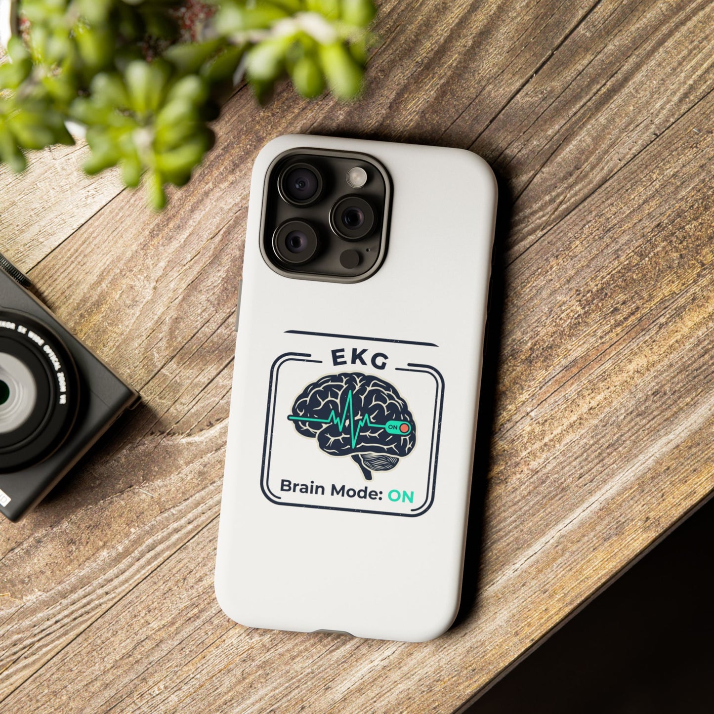 Tough Cases — 'EKG Brain Mode: ON' Phone Case