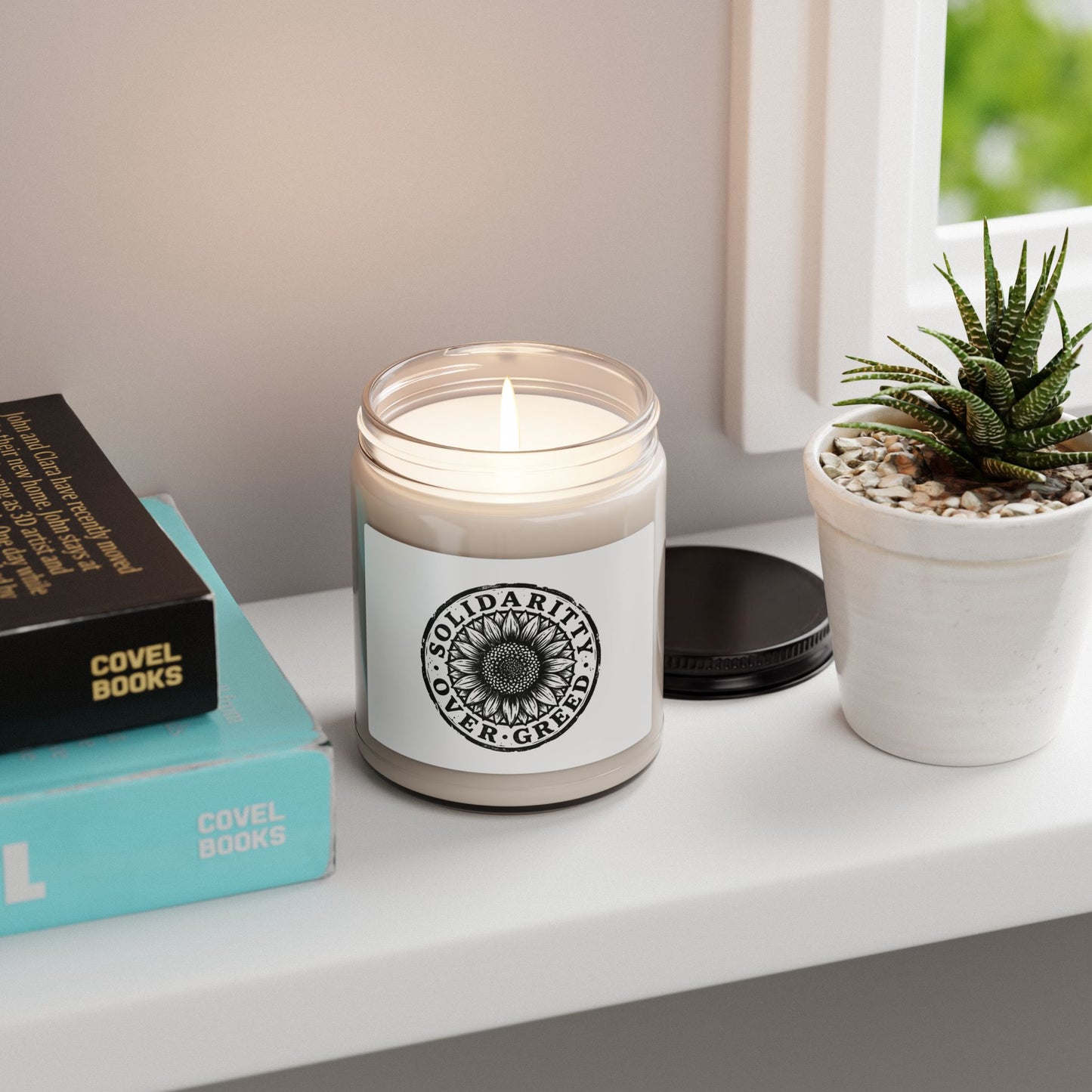 Solidarity Over Greed Soy Candle | Values-Led Statement Candle