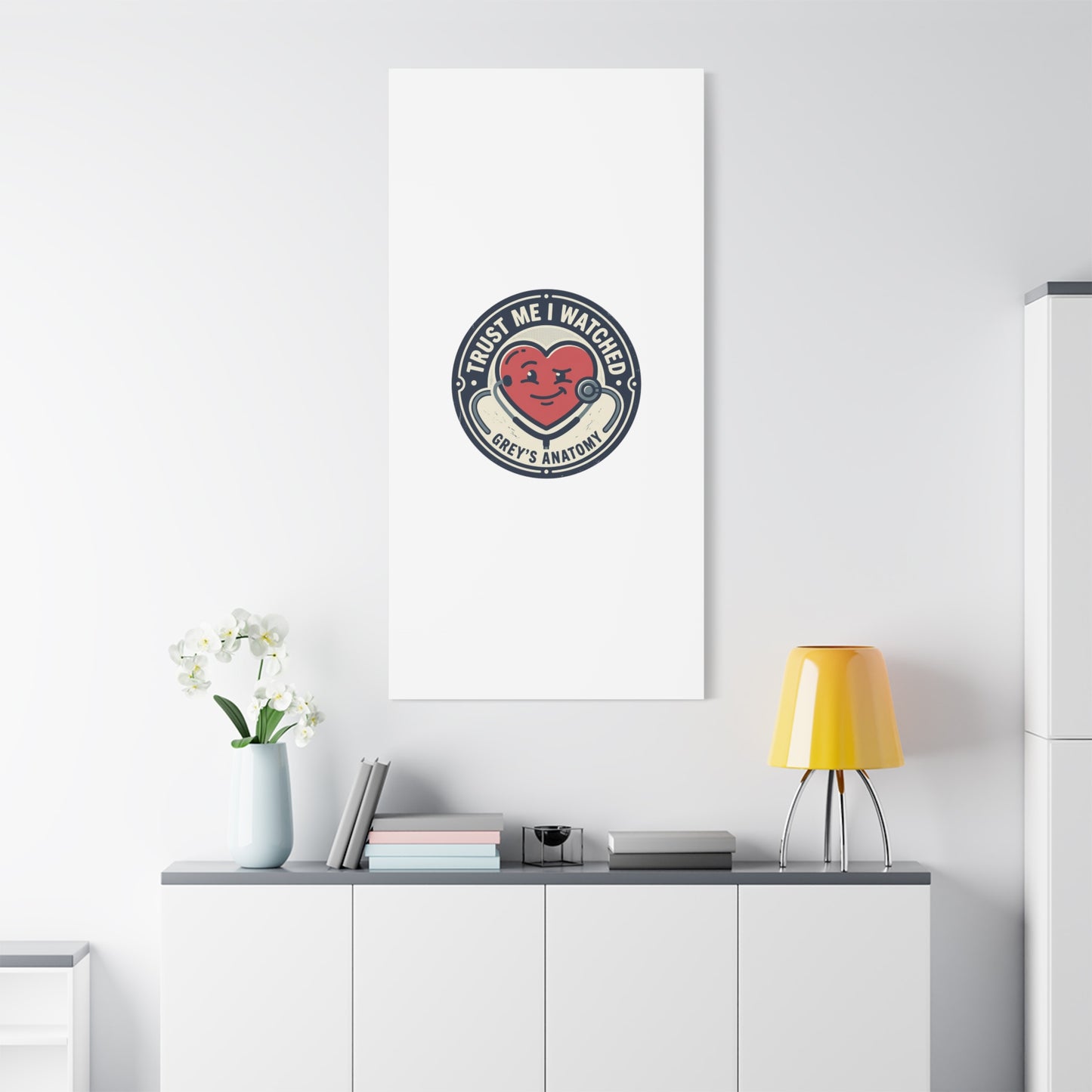'Trust Me I Watched Grey’s Anatomy' Matte Canvas Wall Art