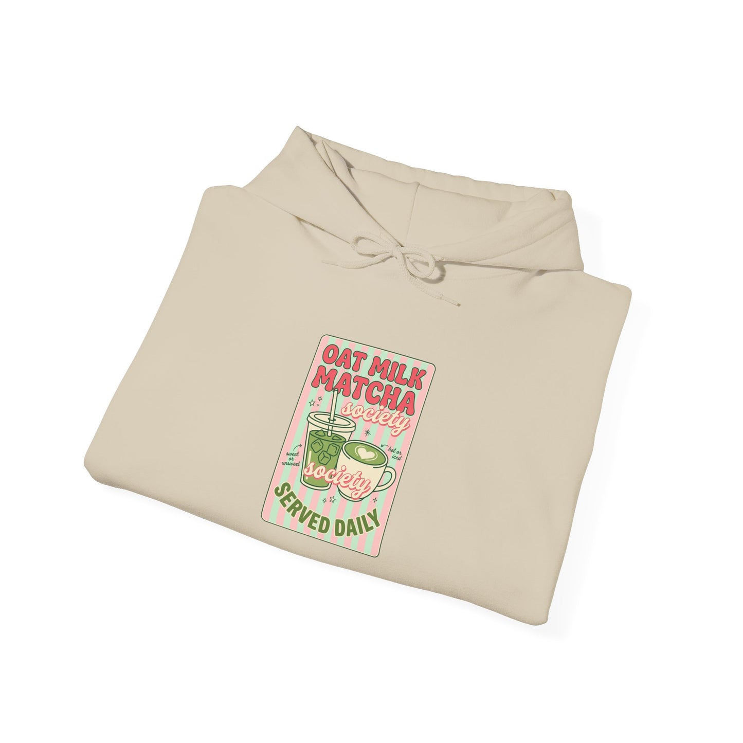 Matcha Latte Club Hoodie | matcha aesthetic, café girl sweatshirt