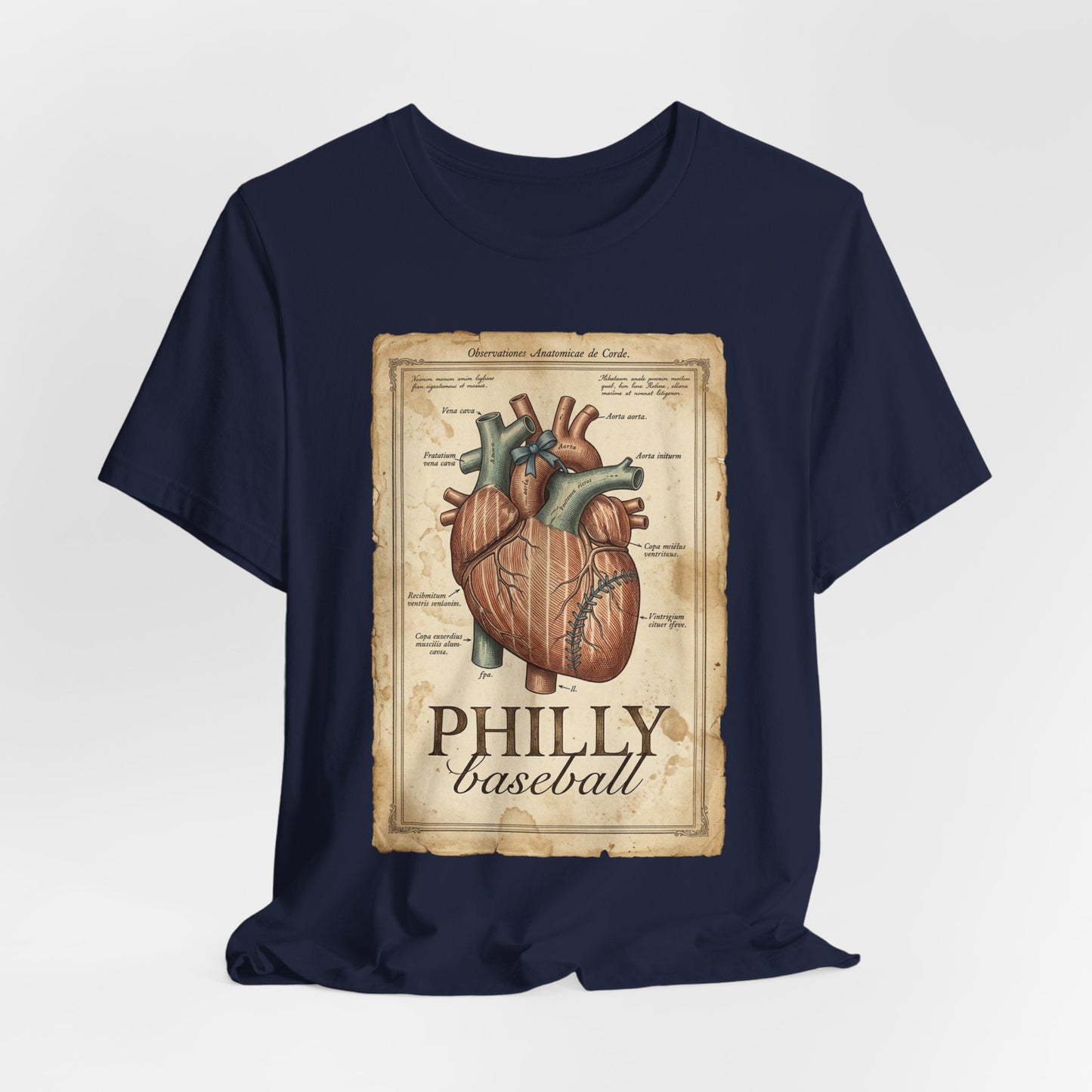 Philly Baseball Heart Tee | Philadelphia Pride, Regional Fan Shirt