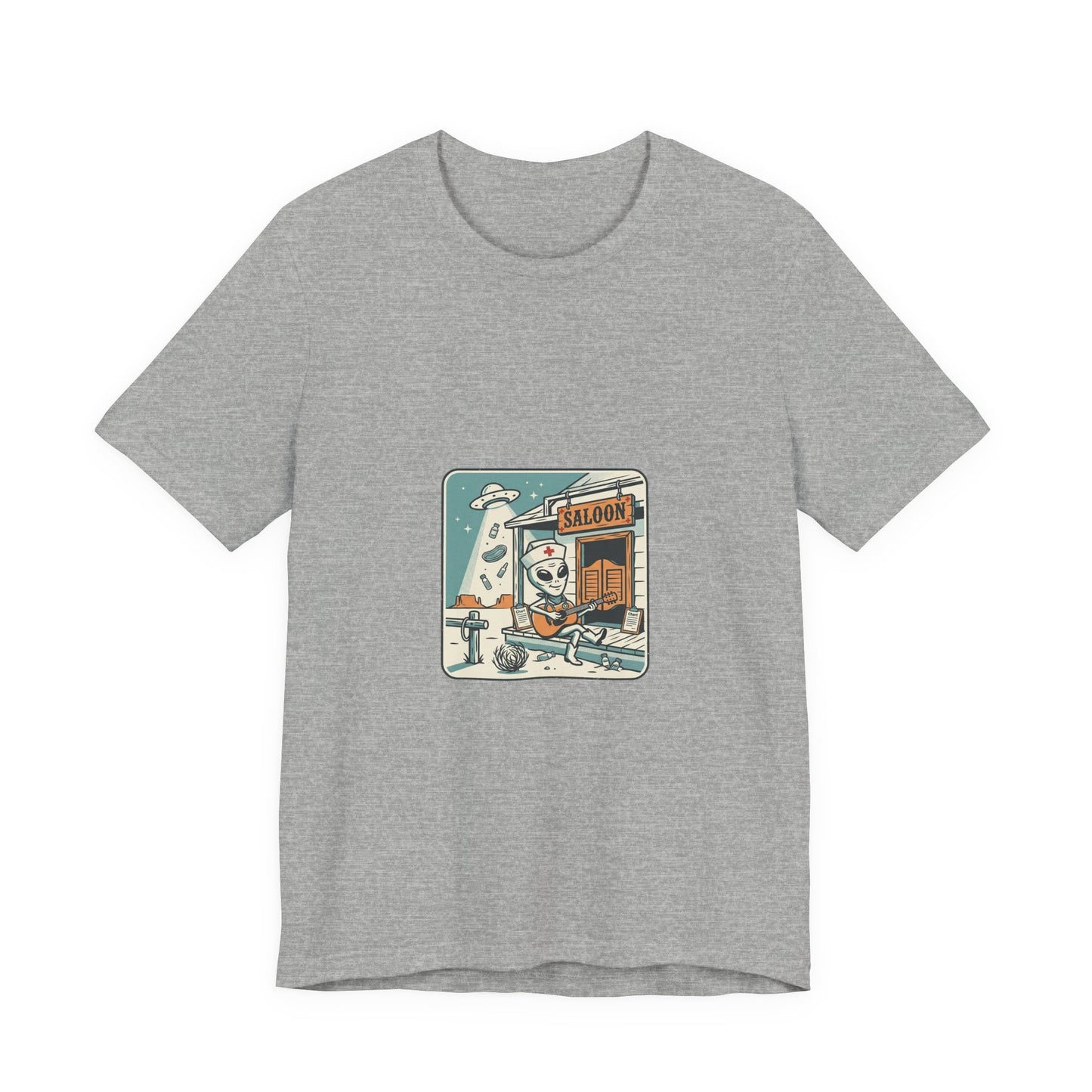 Howdy Alien Cowboy Tee | Retro UFO Desert Graphic