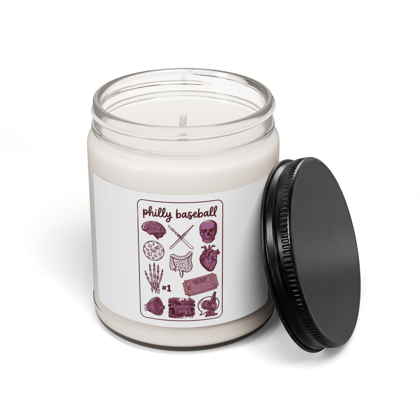 Philly Baseball Pride Candle | Scented Soy Jar