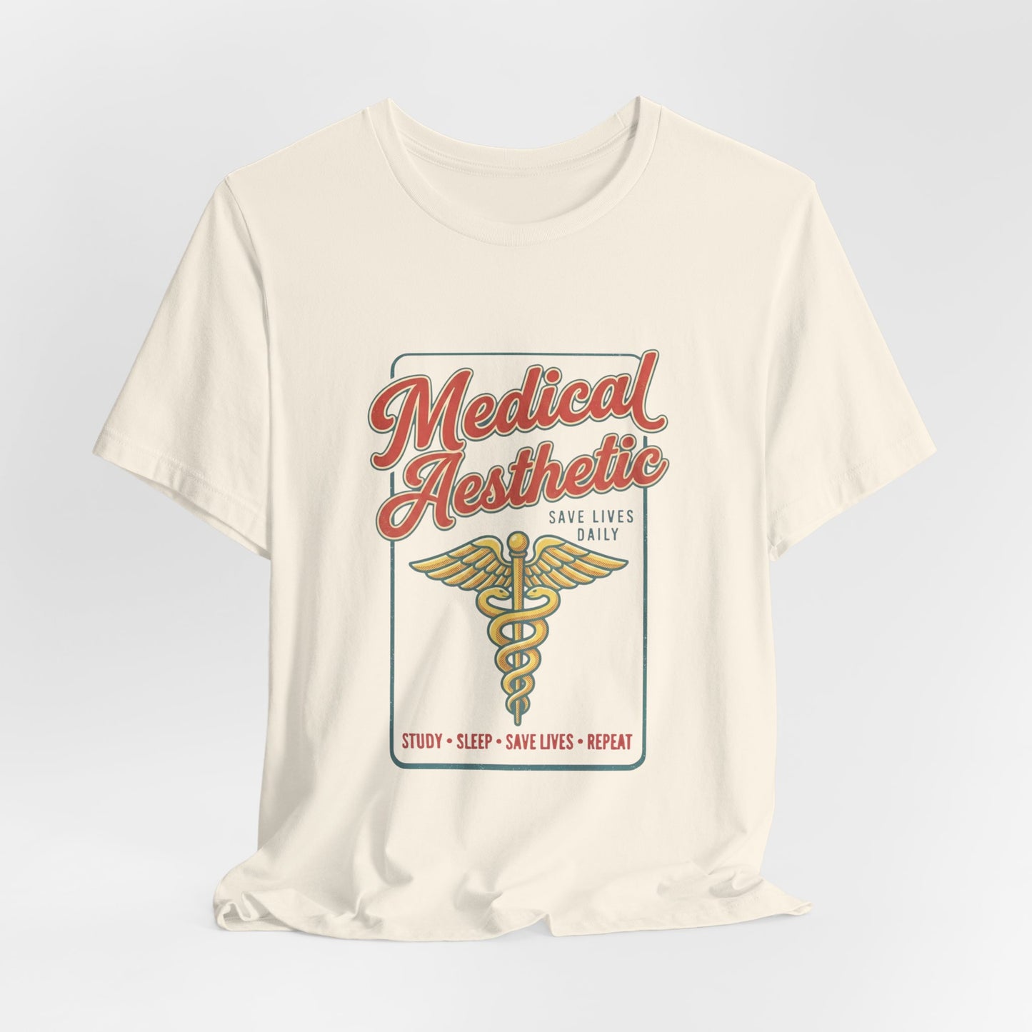 Medical Aesthetic Tee | Vintage Medical Graphic, Retro Typography