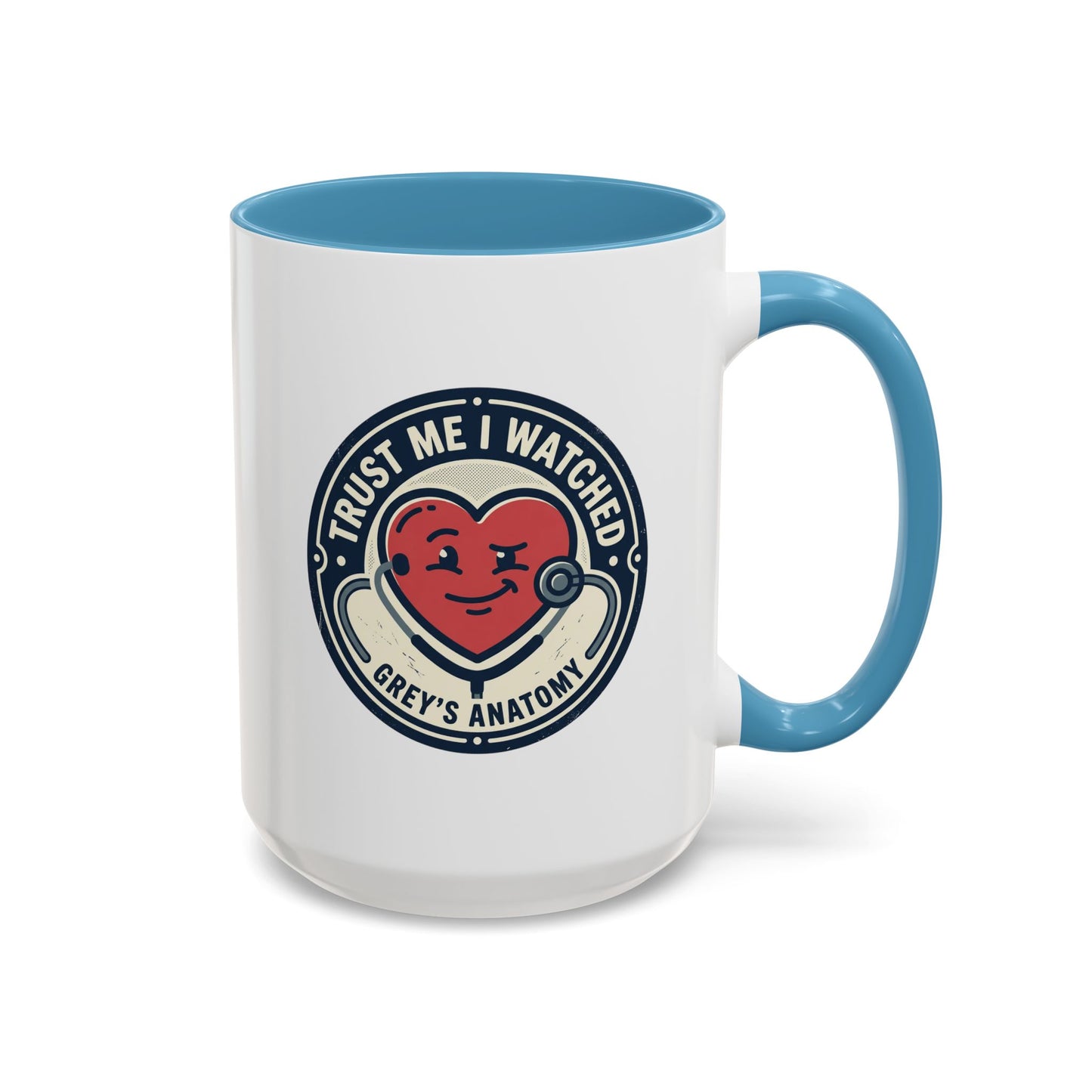 Trust Me I Watched Grey’s Anatomy Accent Coffee Mug — 11/15oz TV Fan Gift