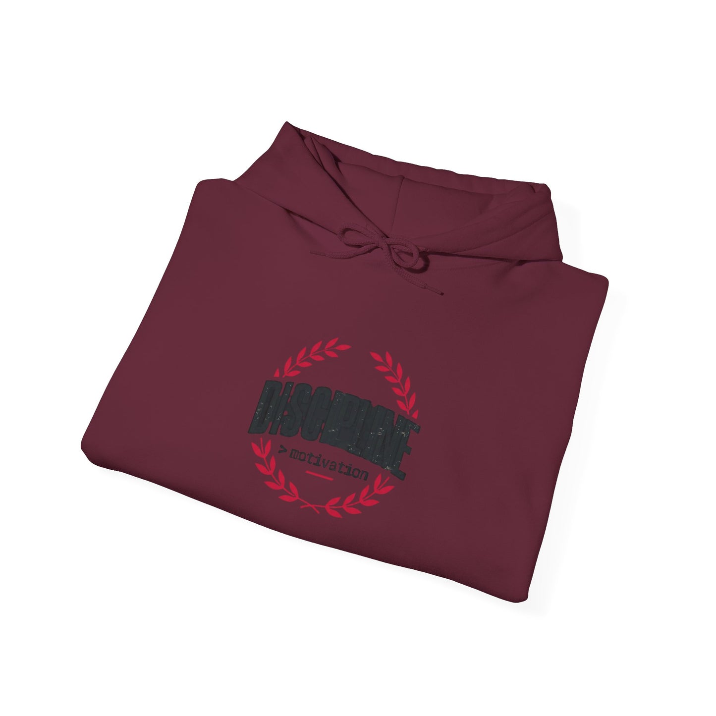 Discipline > Motivation Hoodie — Inspirational Athletic Sweatshirt