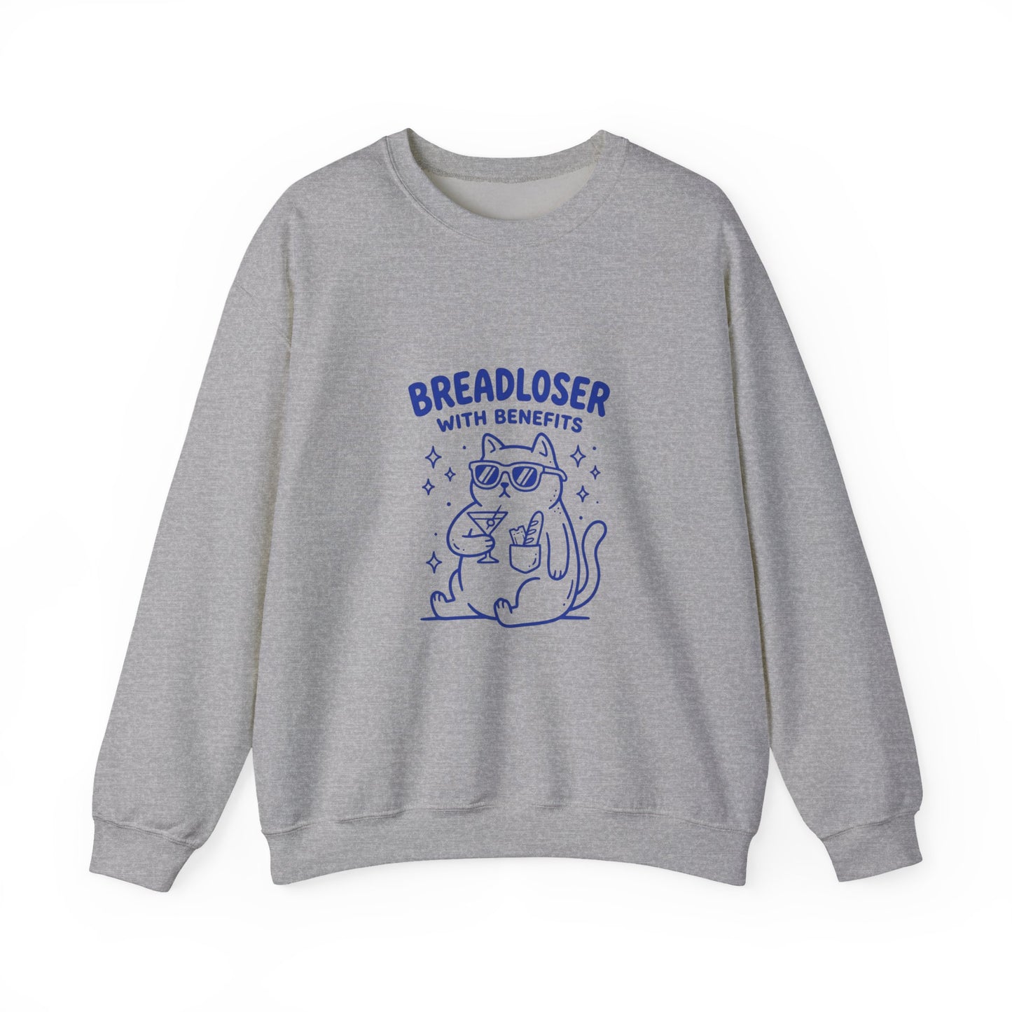 BREADLOSER CAT Sweatshirt | Primary Breadloser, Burnout Humor