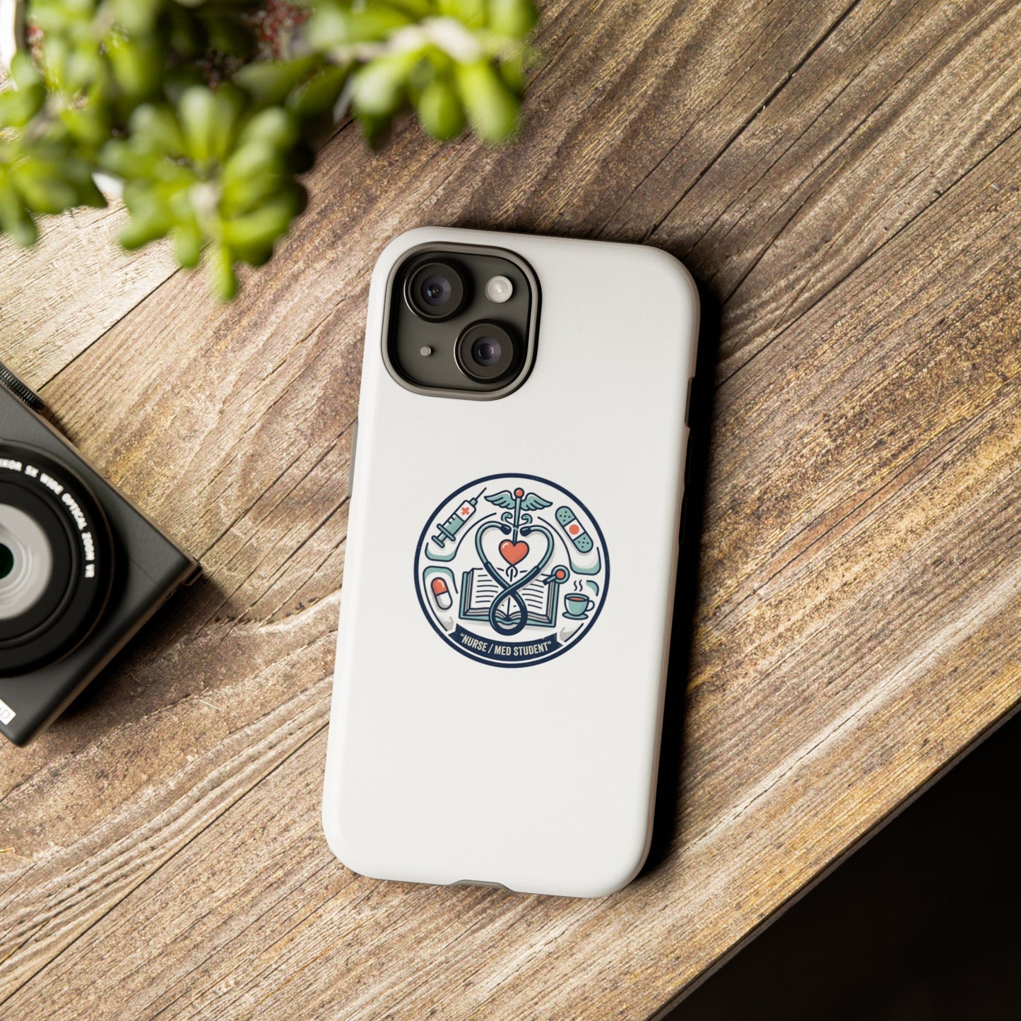 Nurse Aesthetic Tough Case — Medical Student Phone Case