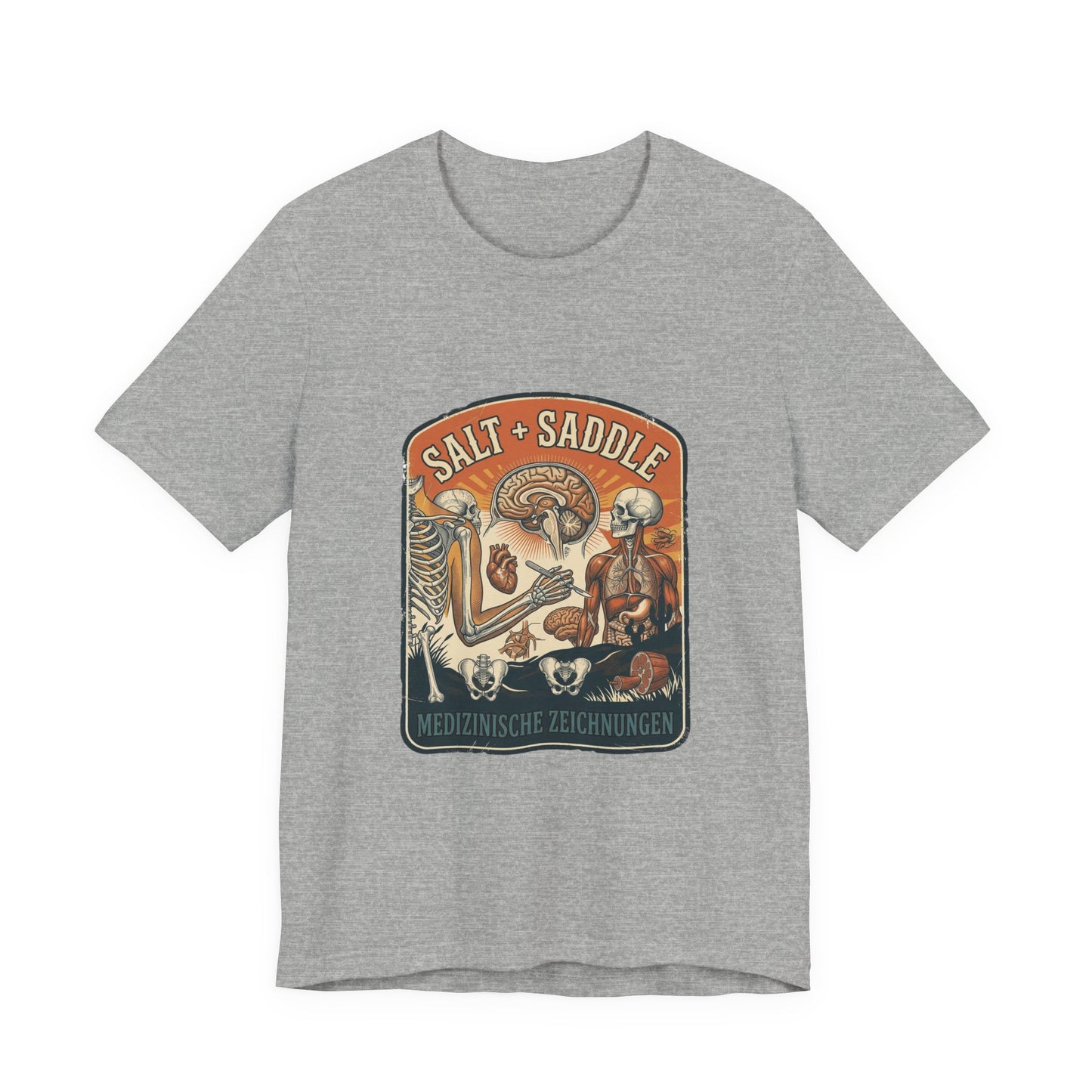 Salt & Saddle Skull Western Tee | Country Aesthetic, Coastal Cowgirl