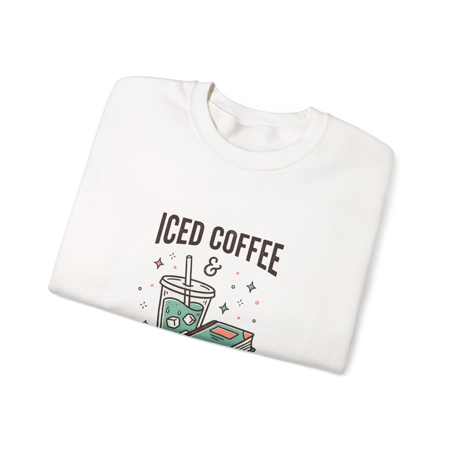 Iced Coffee & Reading Club Sweatshirt | Book Girl Summer, Literary Aesthetic