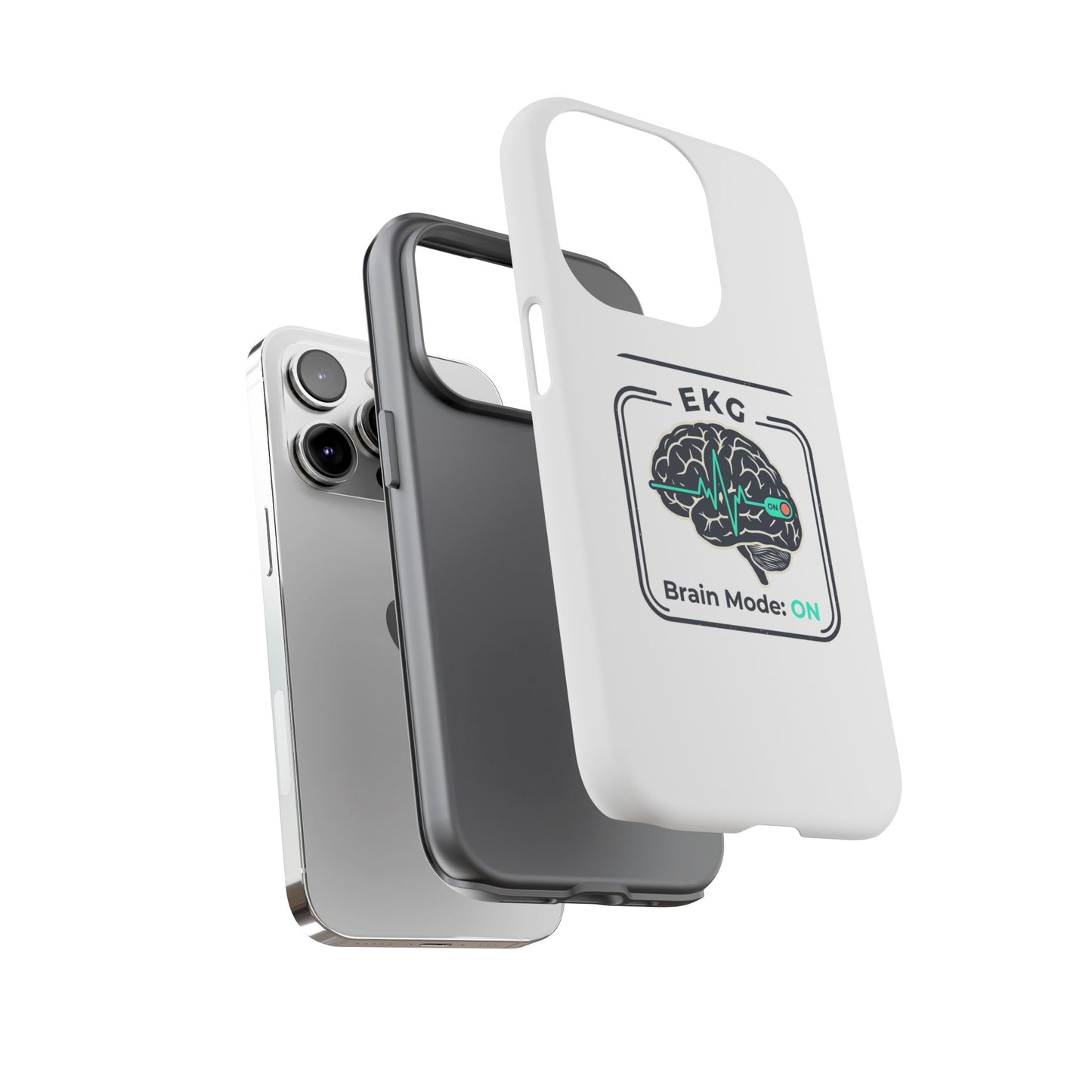 Tough Cases — 'EKG Brain Mode: ON' Phone Case