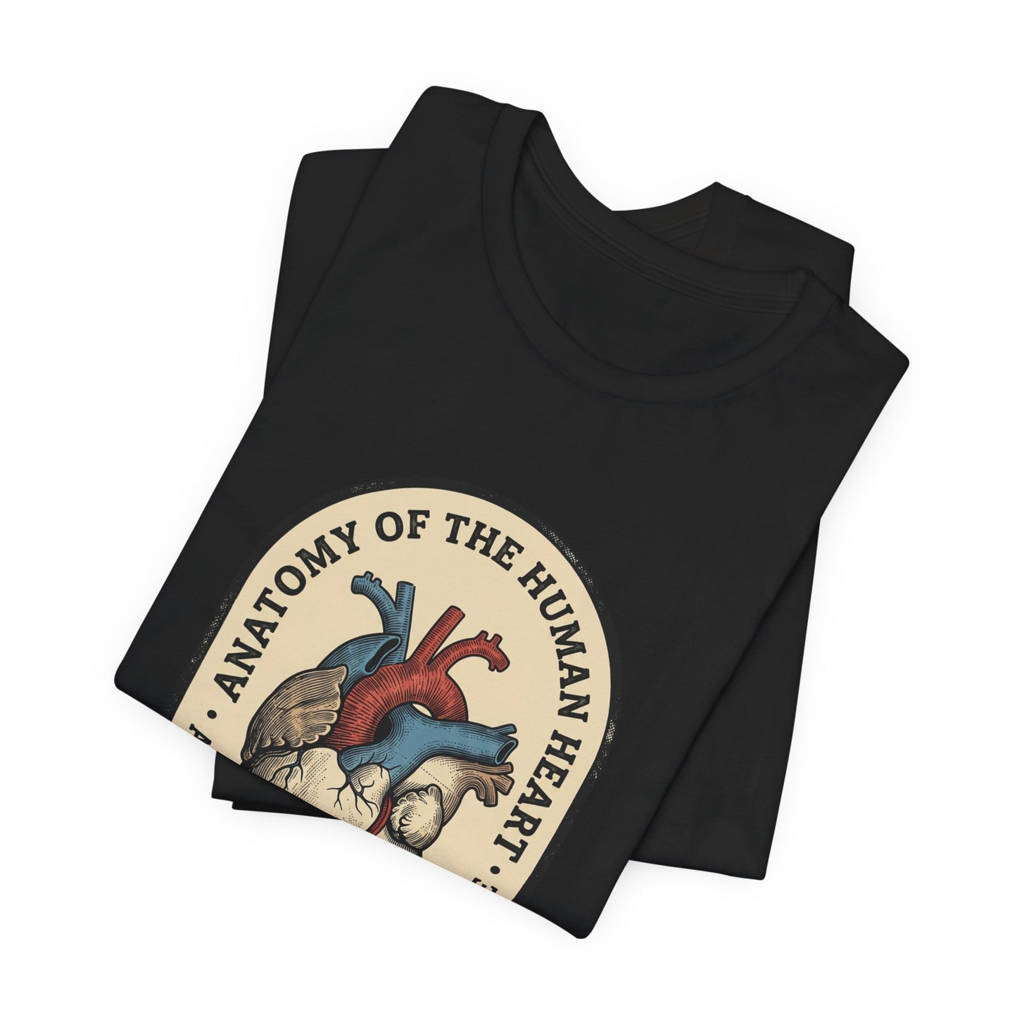 Anatomical Heart Illustration Tee | Retro Medical Art, Vintage Science Graphic