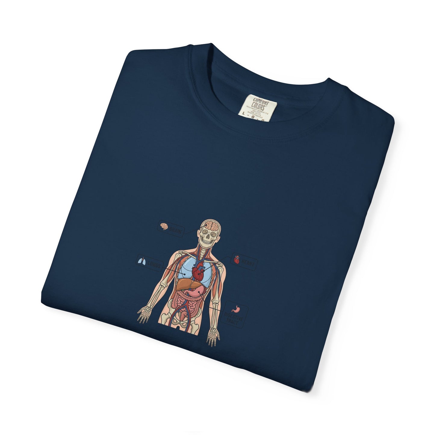Human Anatomy Diagram T-Shirt — Medical Student Anatomy Tee