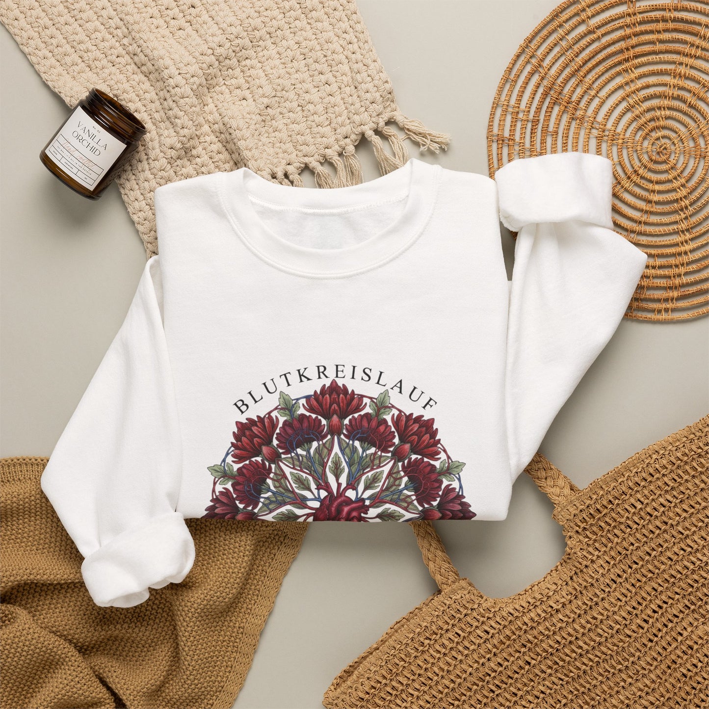 November Chrysanthemum Crewneck Sweatshirt | Birth Flower Botanical