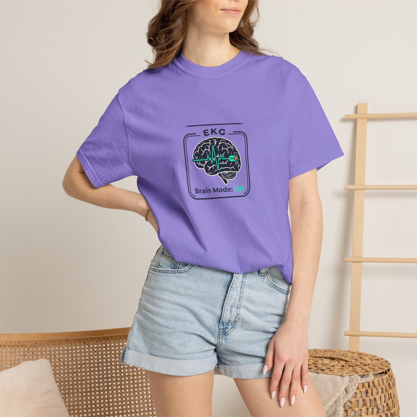 EKG Brain Mode: ON T-Shirt