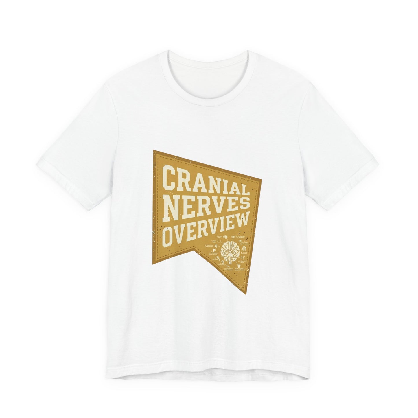 Cranial Nerves Overview T-Shirt | Retro Medical Tiger Vibe