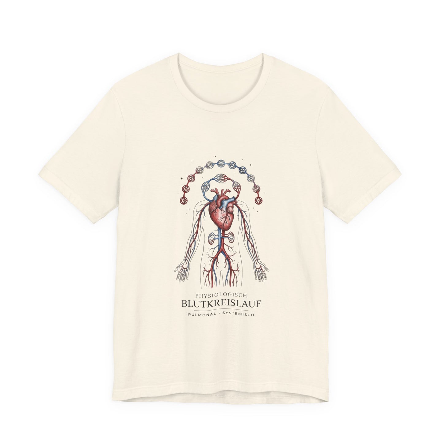 Anatomical Heart with Birth Flowers Tee | Botanical Birth Month Illustration