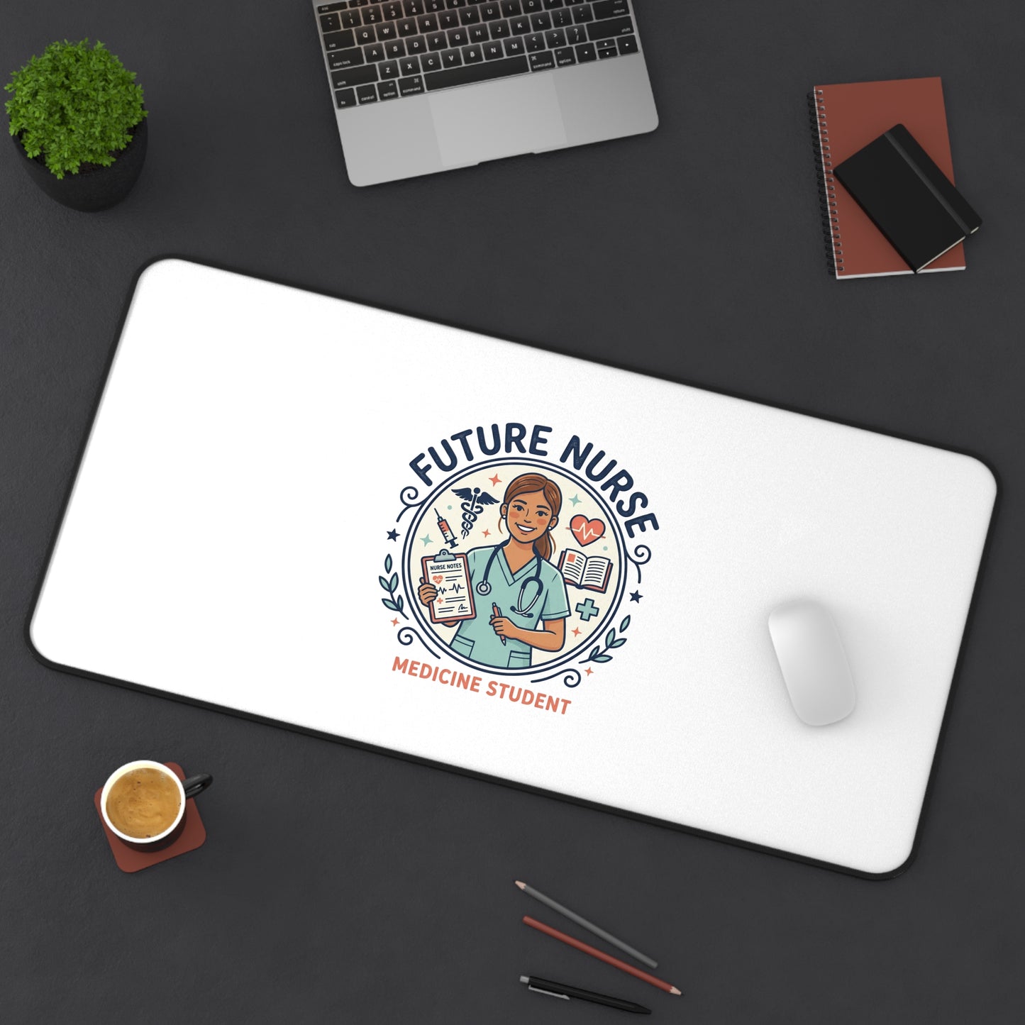 Student Nurse Desk Mat — Medicine School Study Desk Pad