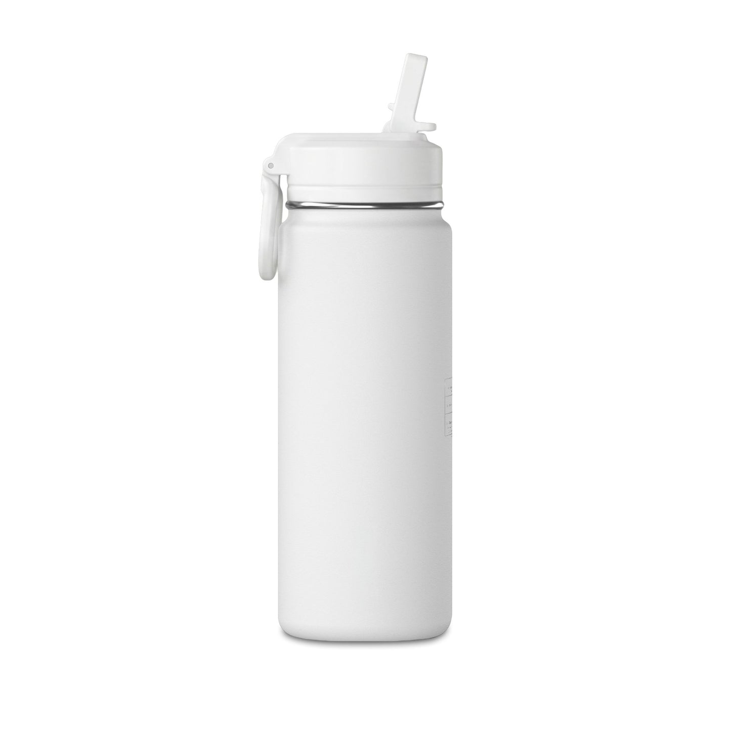 20oz Mini Water Bottle - Compact Insulated Sports Bottle with Straw Cap
