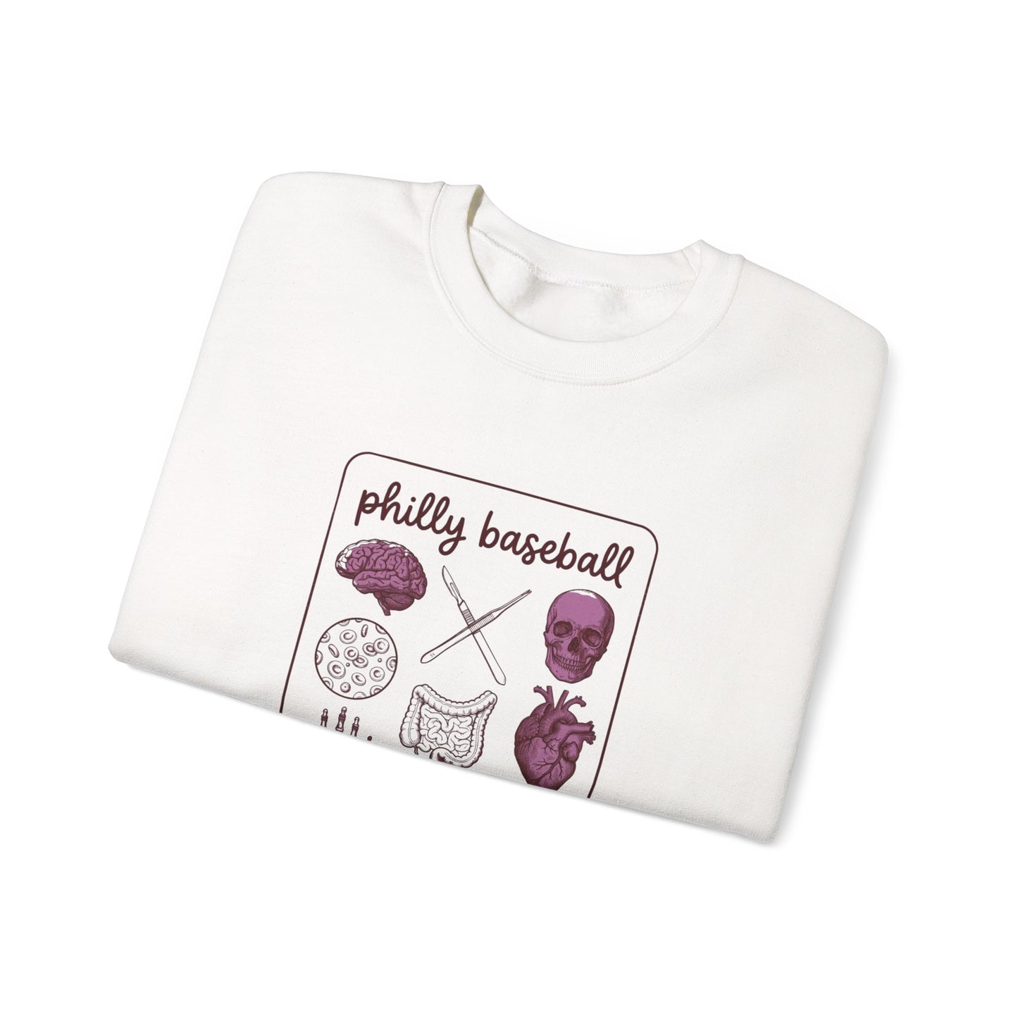 Philly Baseball Pride Crewneck Sweatshirt | Regional City Baseball Graphic