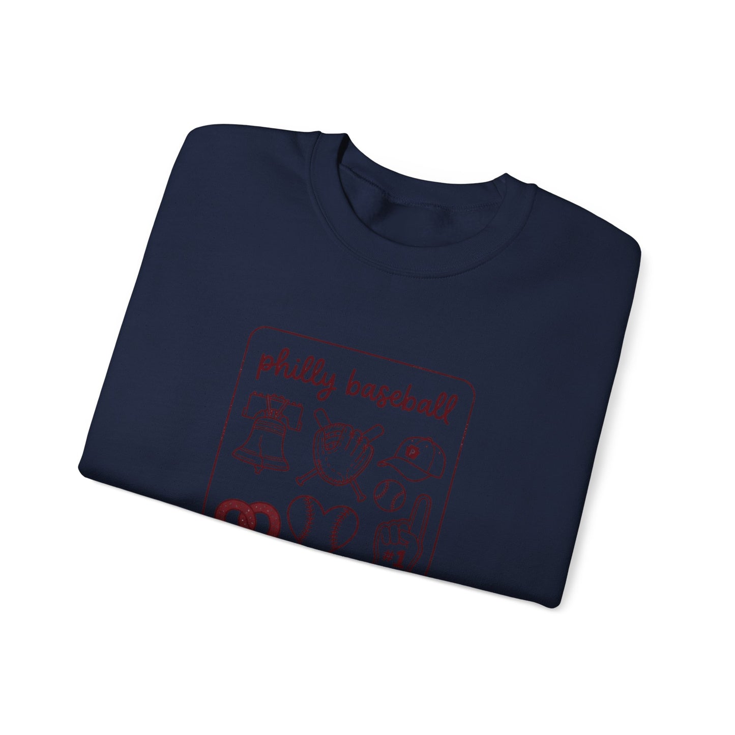 Philly Baseball Icons Crewneck Sweatshirt | City Pride, Local Sportswear