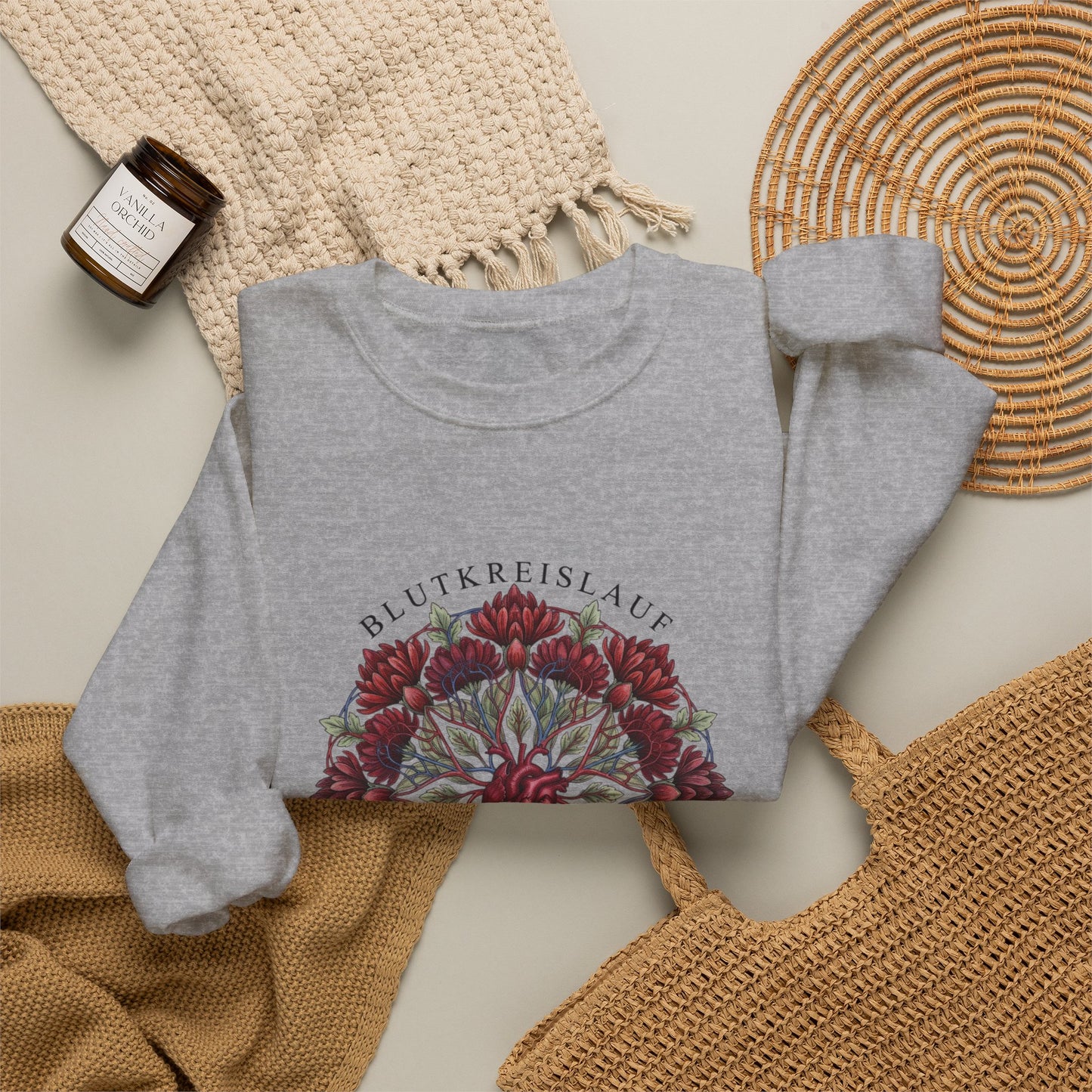 November Chrysanthemum Crewneck Sweatshirt | Birth Flower Botanical