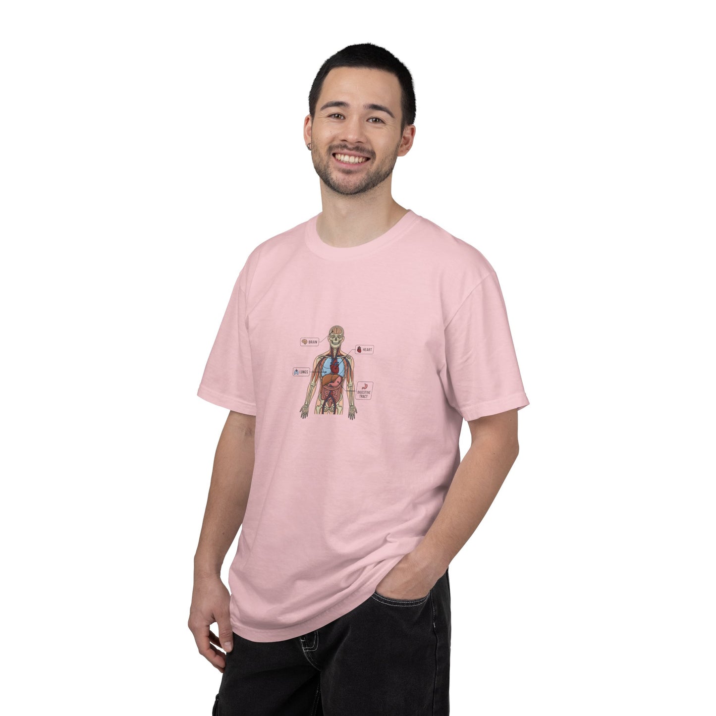 Human Anatomy Diagram T-Shirt — Medical Student Anatomy Tee