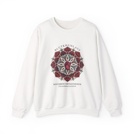 November Chrysanthemum Crewneck Sweatshirt | Birth Flower Botanical