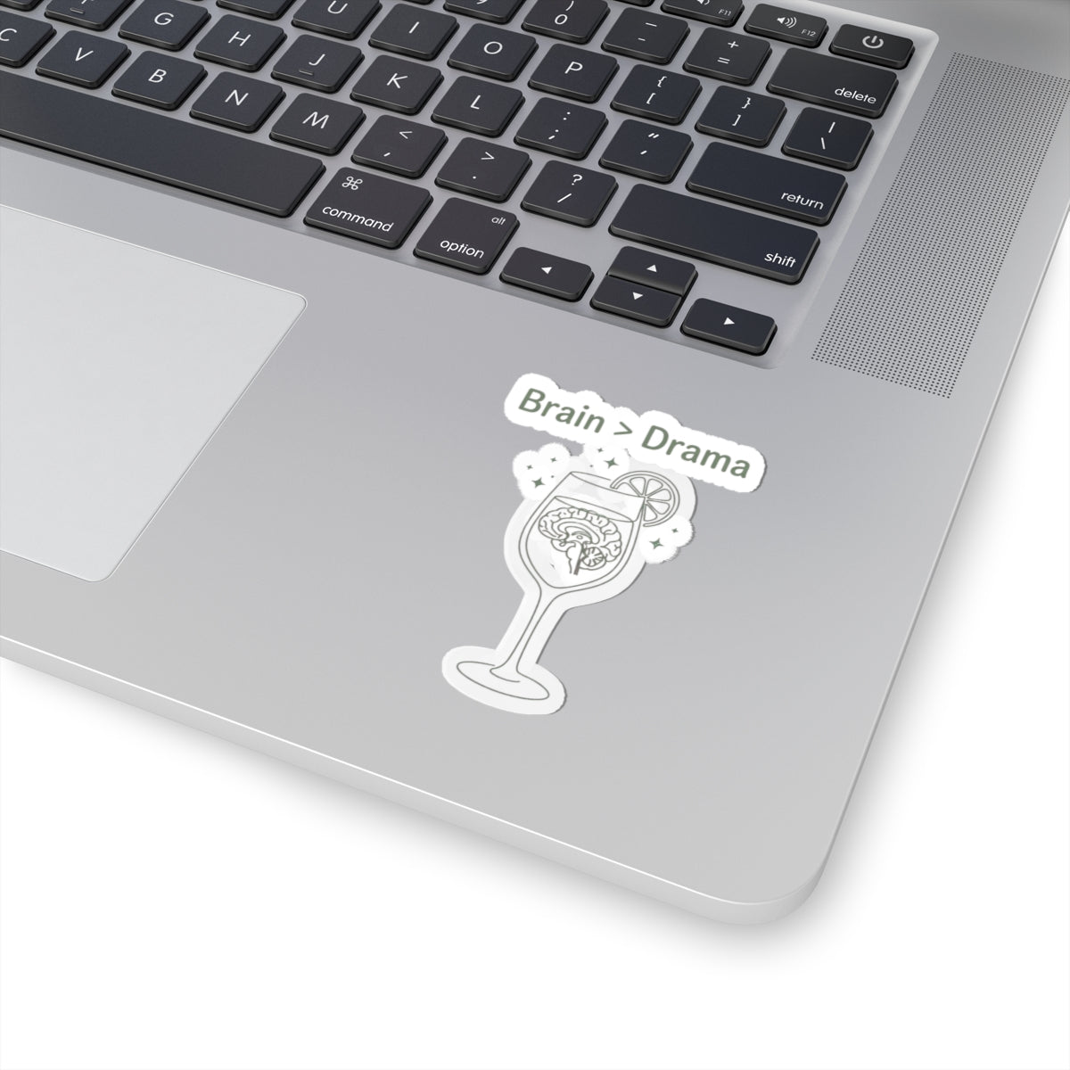 Brain > Drama Sticker, Bride & Wife Era Slogan Kiss-Cut Sticker