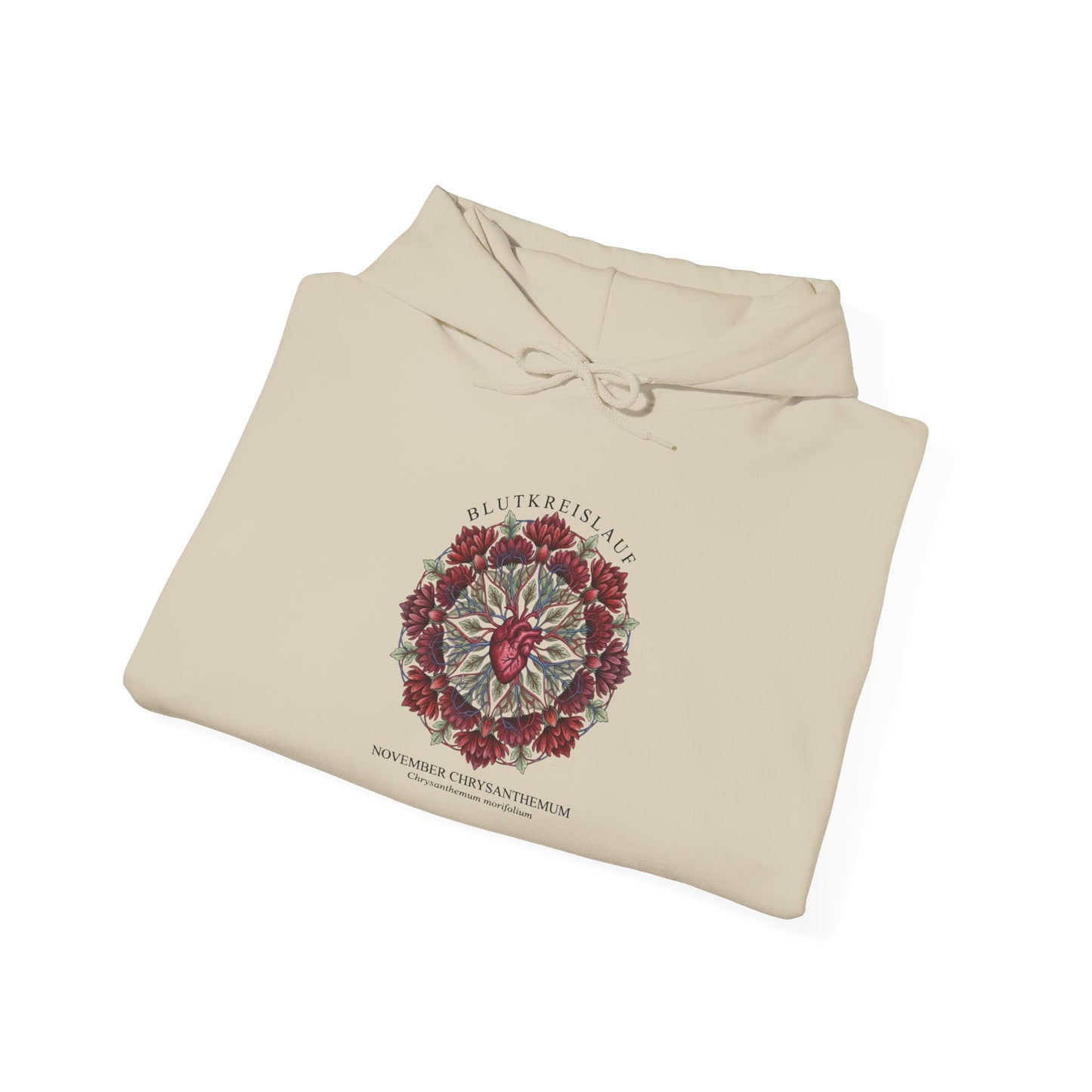 January Carnation Birth Flower Hoodie | Botanical Birth Month Design