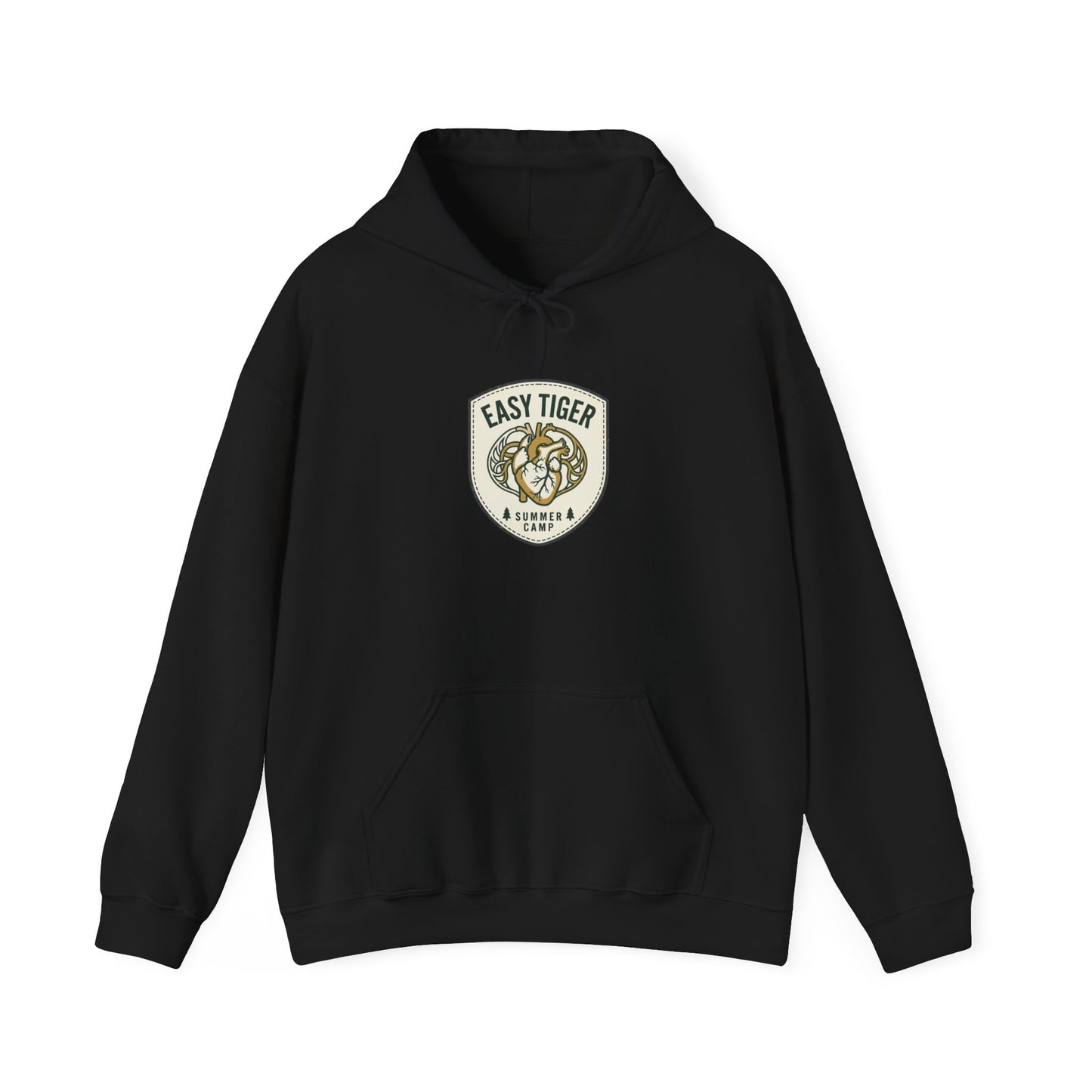 Retro Tiger Crest Hoodie | Easy Tiger, Vintage Vacation Graphic