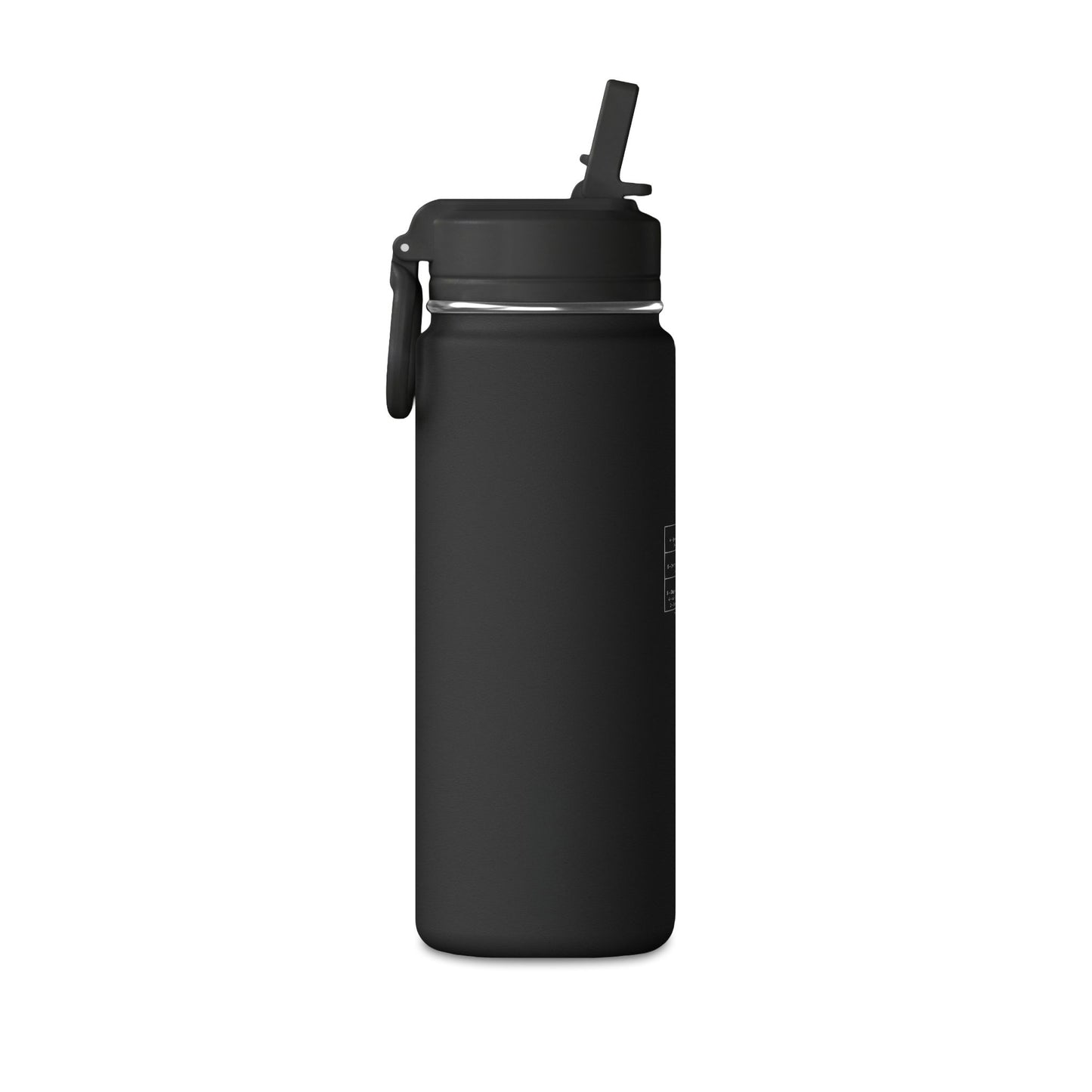 20oz Mini Water Bottle - Compact Insulated Sports Bottle with Straw Cap