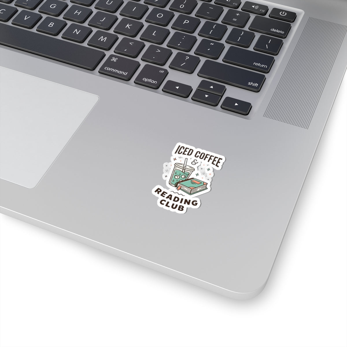 Iced Coffee & Reading Club Sticker | Book Girl Summer, BookTok Aesthetic