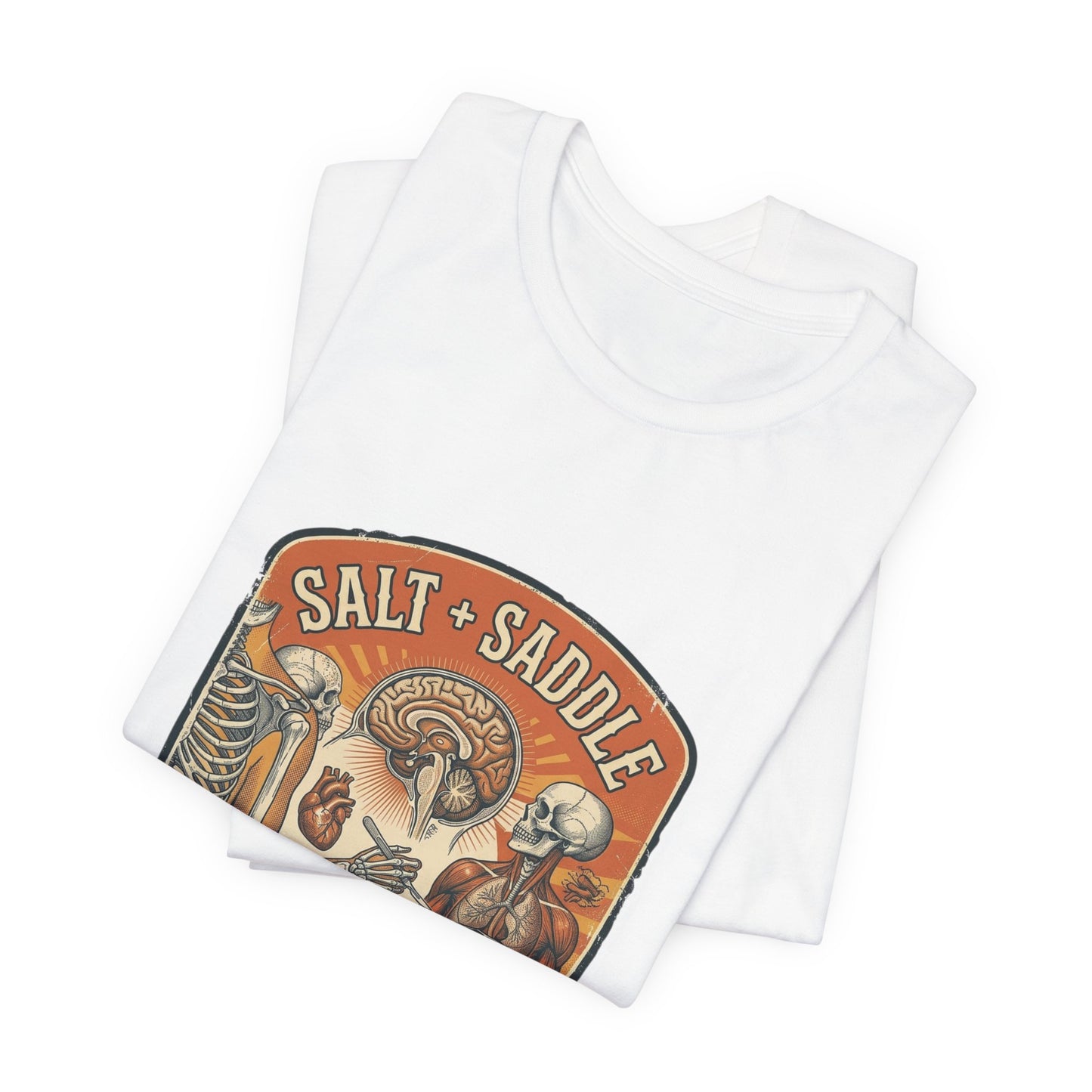 Salt & Saddle Skull Western Tee | Country Aesthetic, Coastal Cowgirl