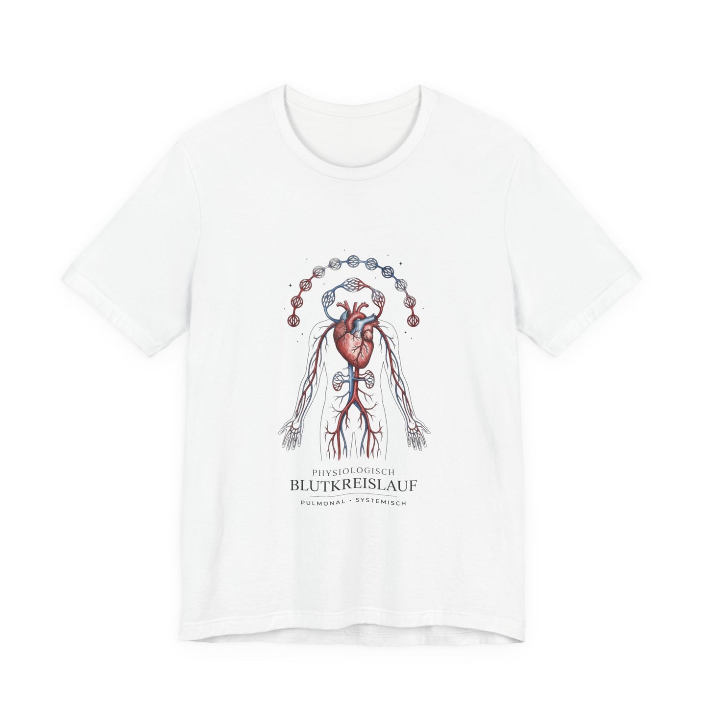 Anatomical Heart with Birth Flowers Tee | Botanical Birth Month Illustration