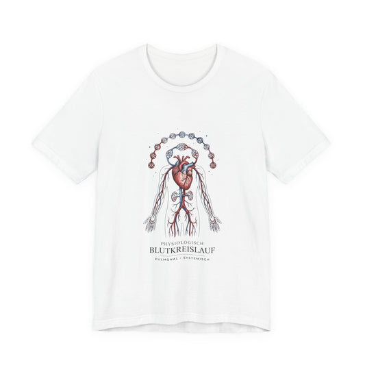 Anatomical Heart with Birth Flowers Tee | Botanical Birth Month Illustration
