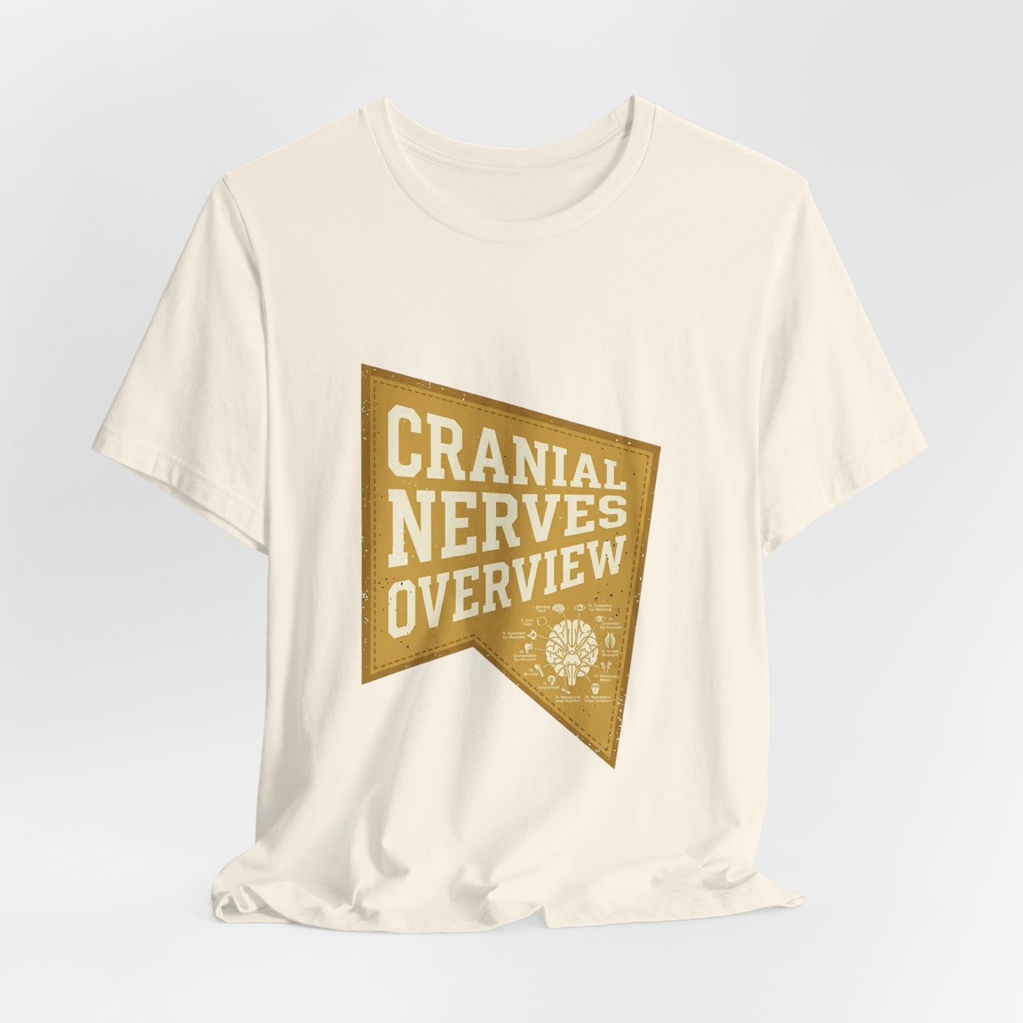 Cranial Nerves Overview T-Shirt | Retro Medical Tiger Vibe