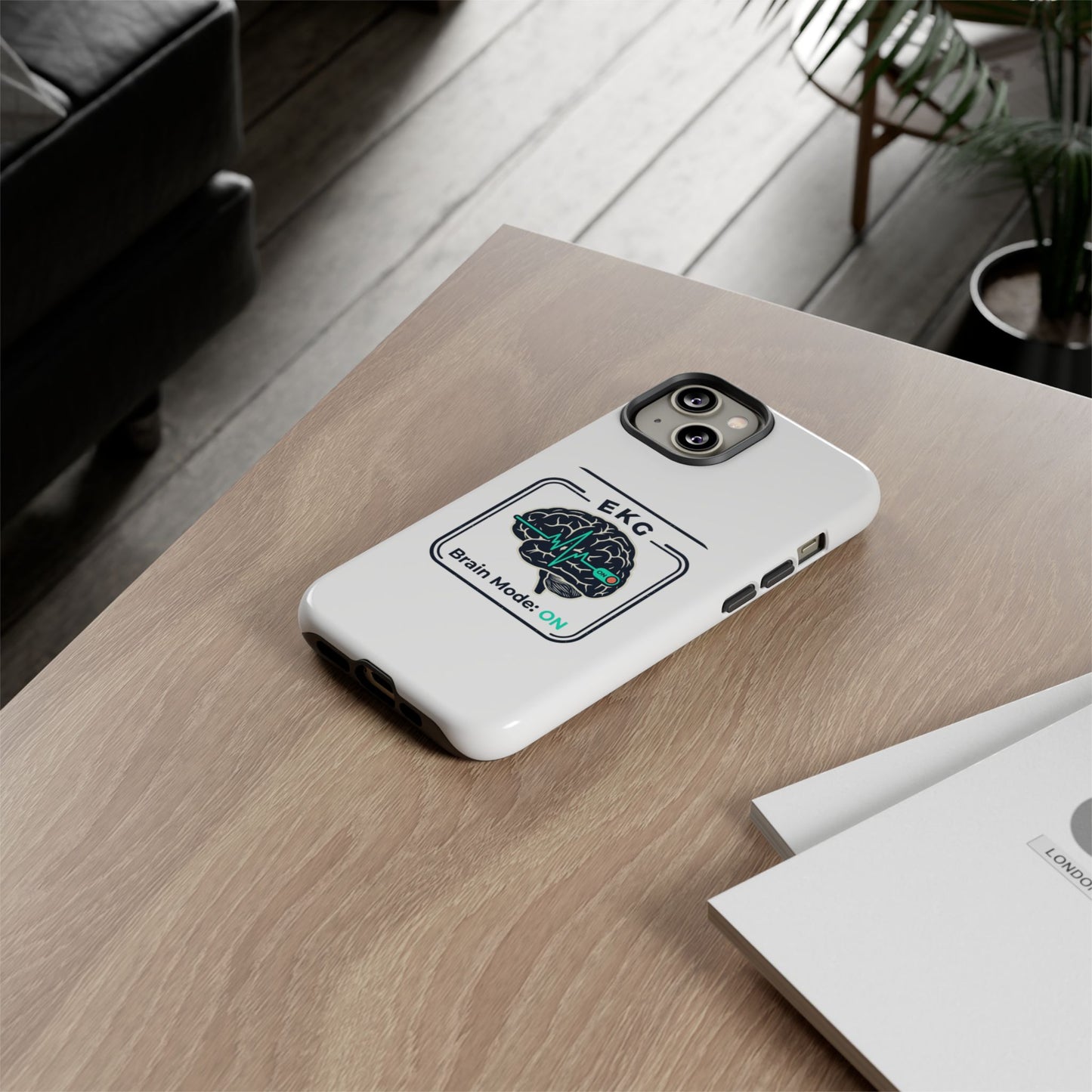 Tough Cases — 'EKG Brain Mode: ON' Phone Case