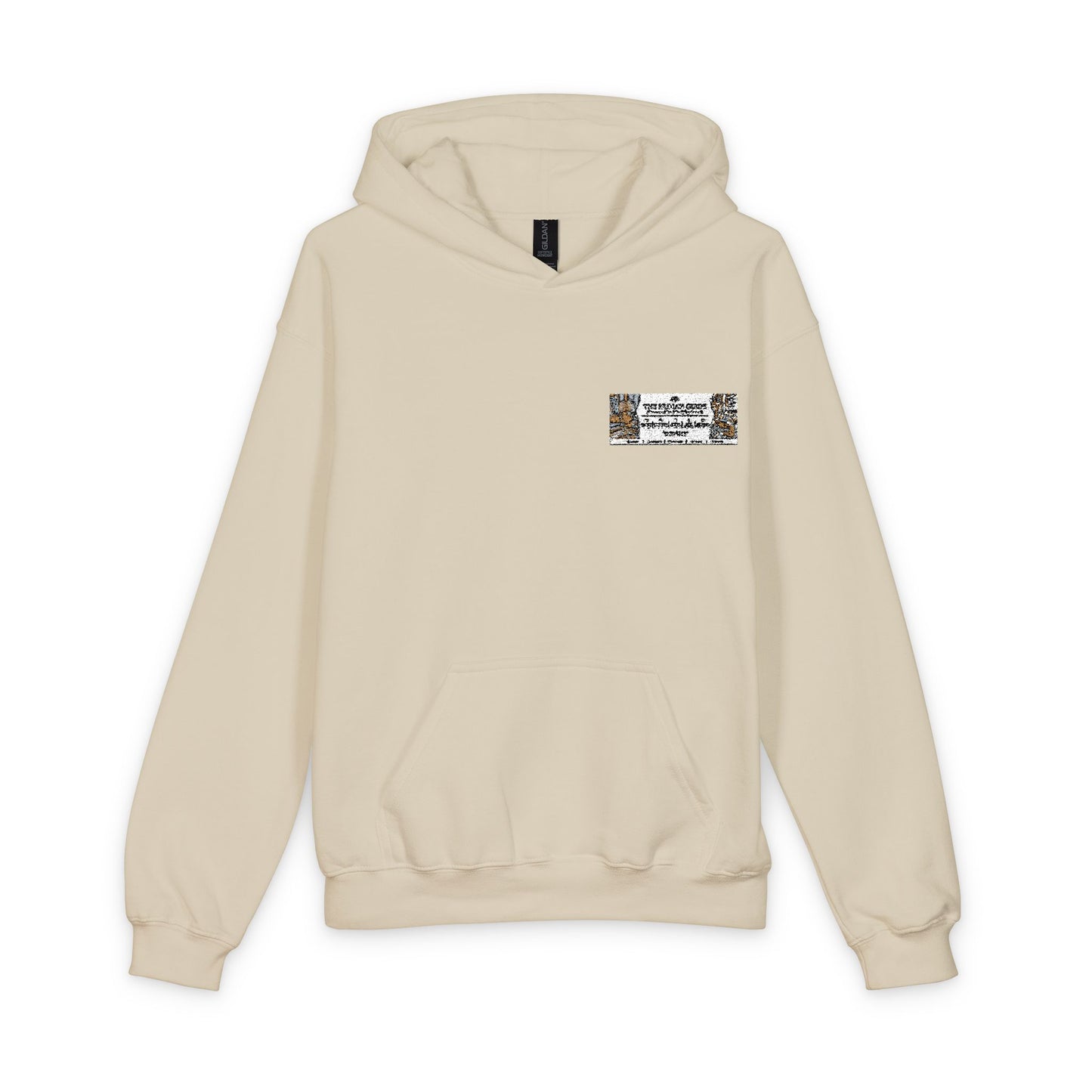Youth Hoodie — Cute Paw Print "Best Cat Dad Ever" Pocket Design