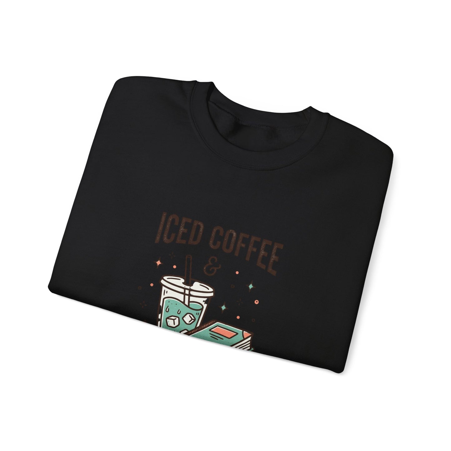 Iced Coffee & Reading Club Sweatshirt | Book Girl Summer, Literary Aesthetic