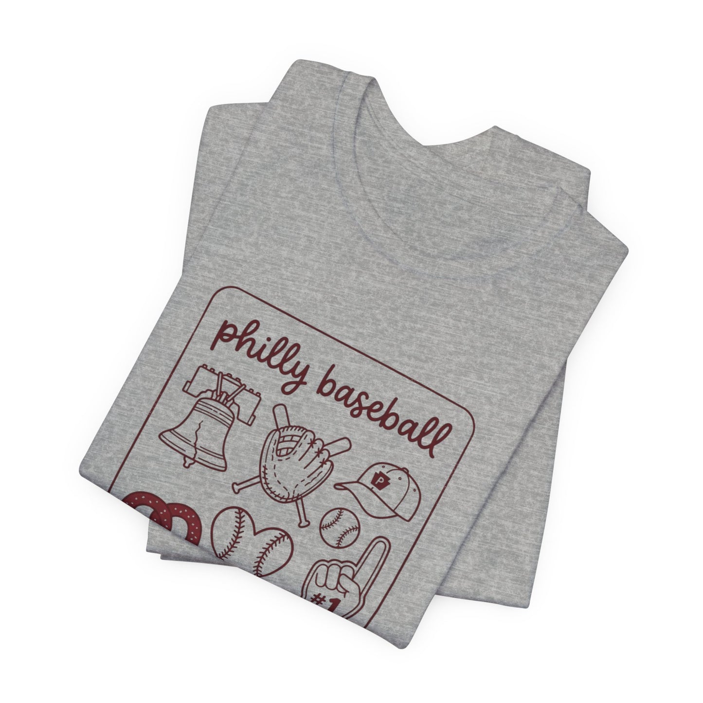 Philly Baseball Icons Tee | City Pride, Local Sportswear