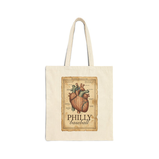 Philly Baseball Heart Tote Bag | Regional City Pride, Sports Fan