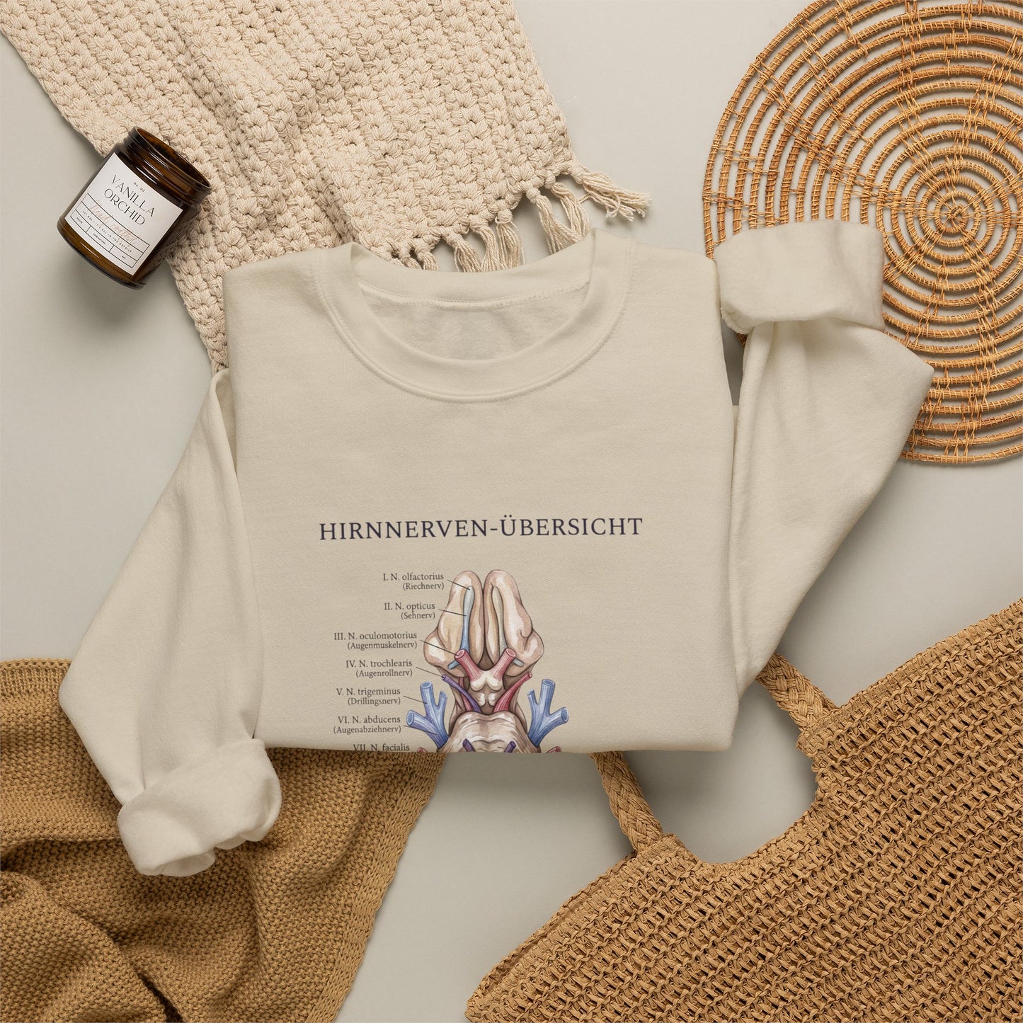 Birth Flower Illustration Sweatshirt | Botanical Birth Month Design