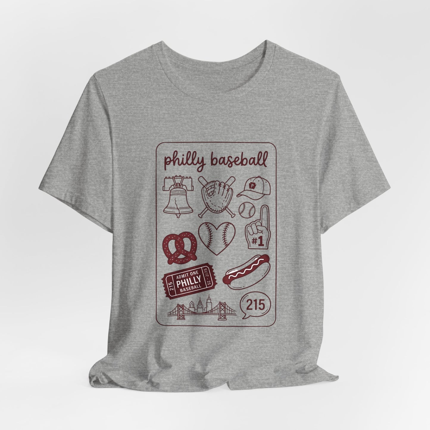 Philly Baseball Icons Tee | City Pride, Local Sportswear