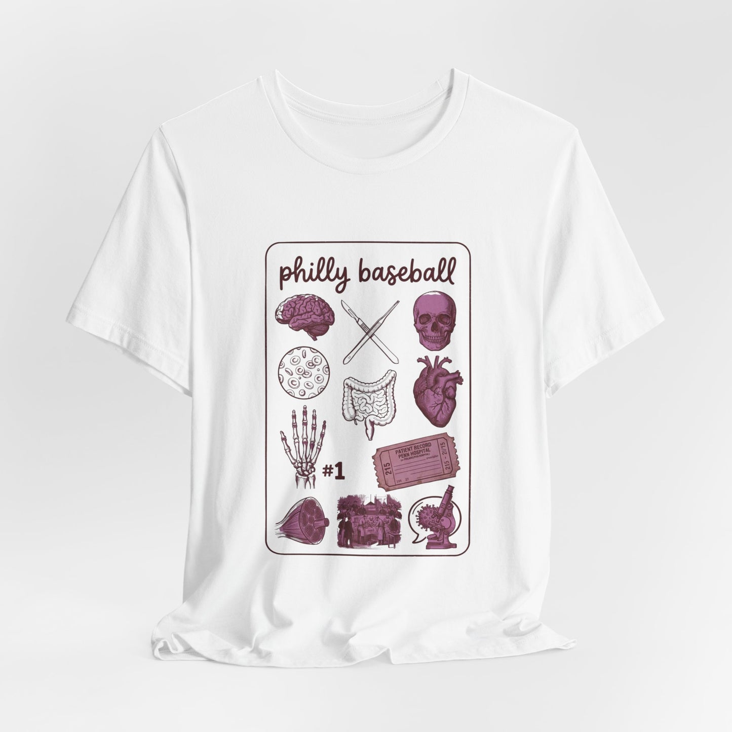 Philly Baseball Icons Tee | Philadelphia Pride, Local Sportswear