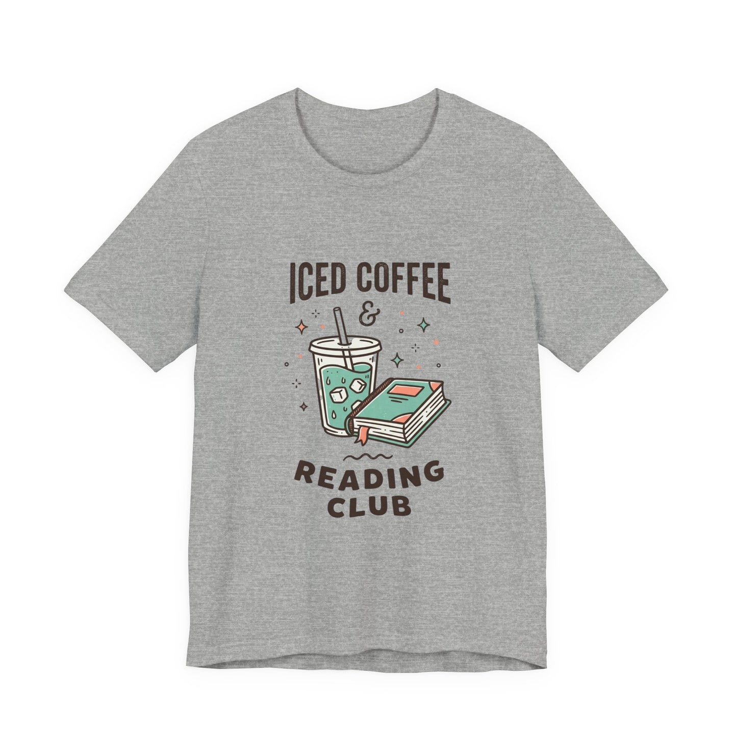 Iced Coffee & Reading Club Tee | Book Girl Summer, BookTok Aesthetic