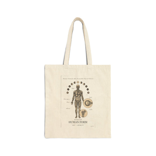 Birth Flower Botanical Tote | Personalized Birth Month Floral Illustration