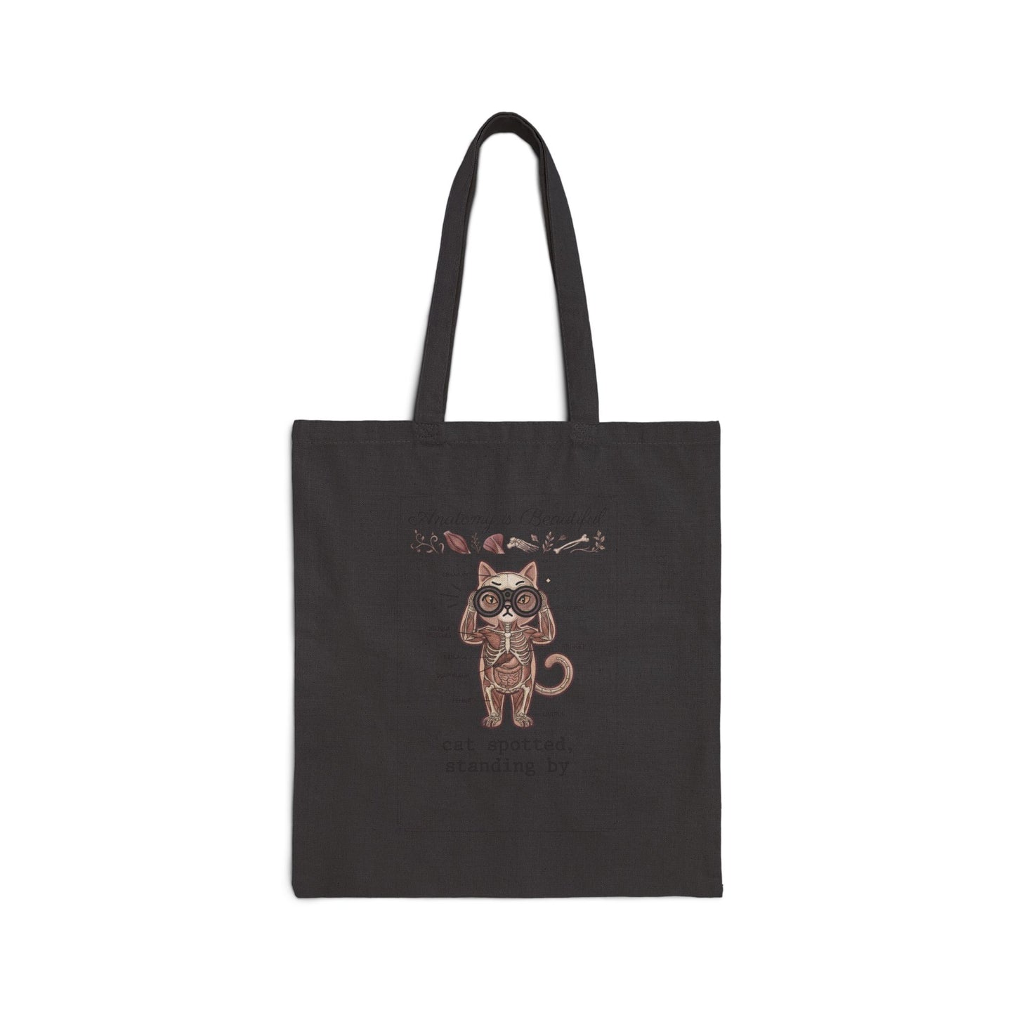 Vintage Doodle Cat Illustration Tote | Cat-Centric Novelty, Whimsical