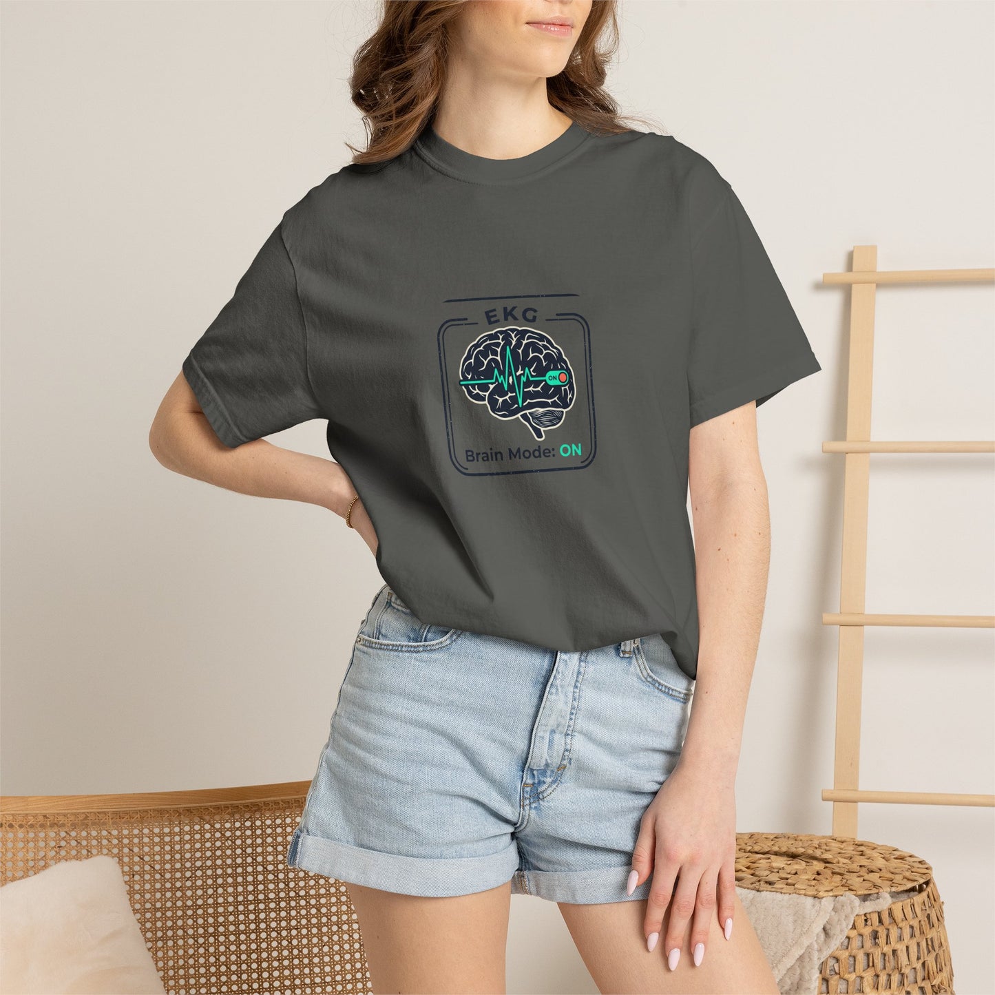 EKG Brain Mode: ON T-Shirt