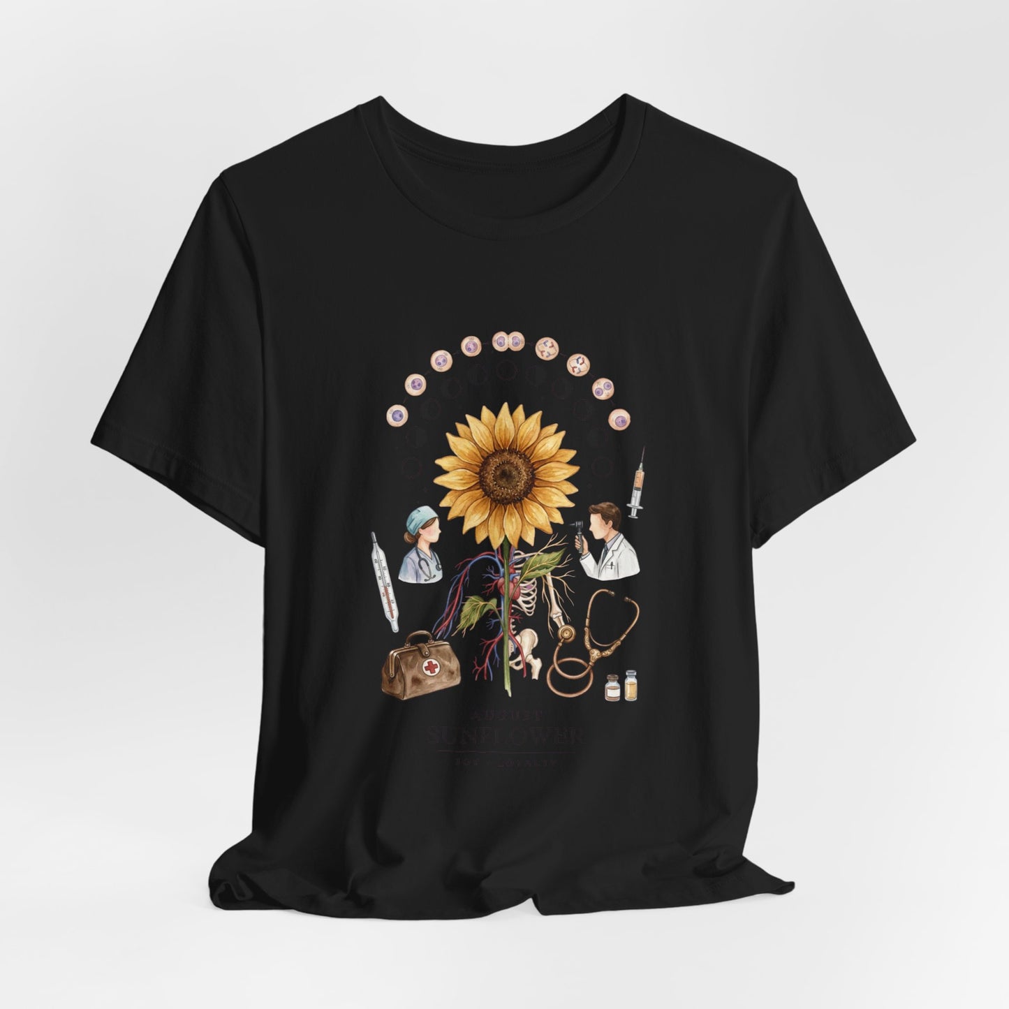 Sunflower Birth Flower Tee | Birth Month Botanical Shirt